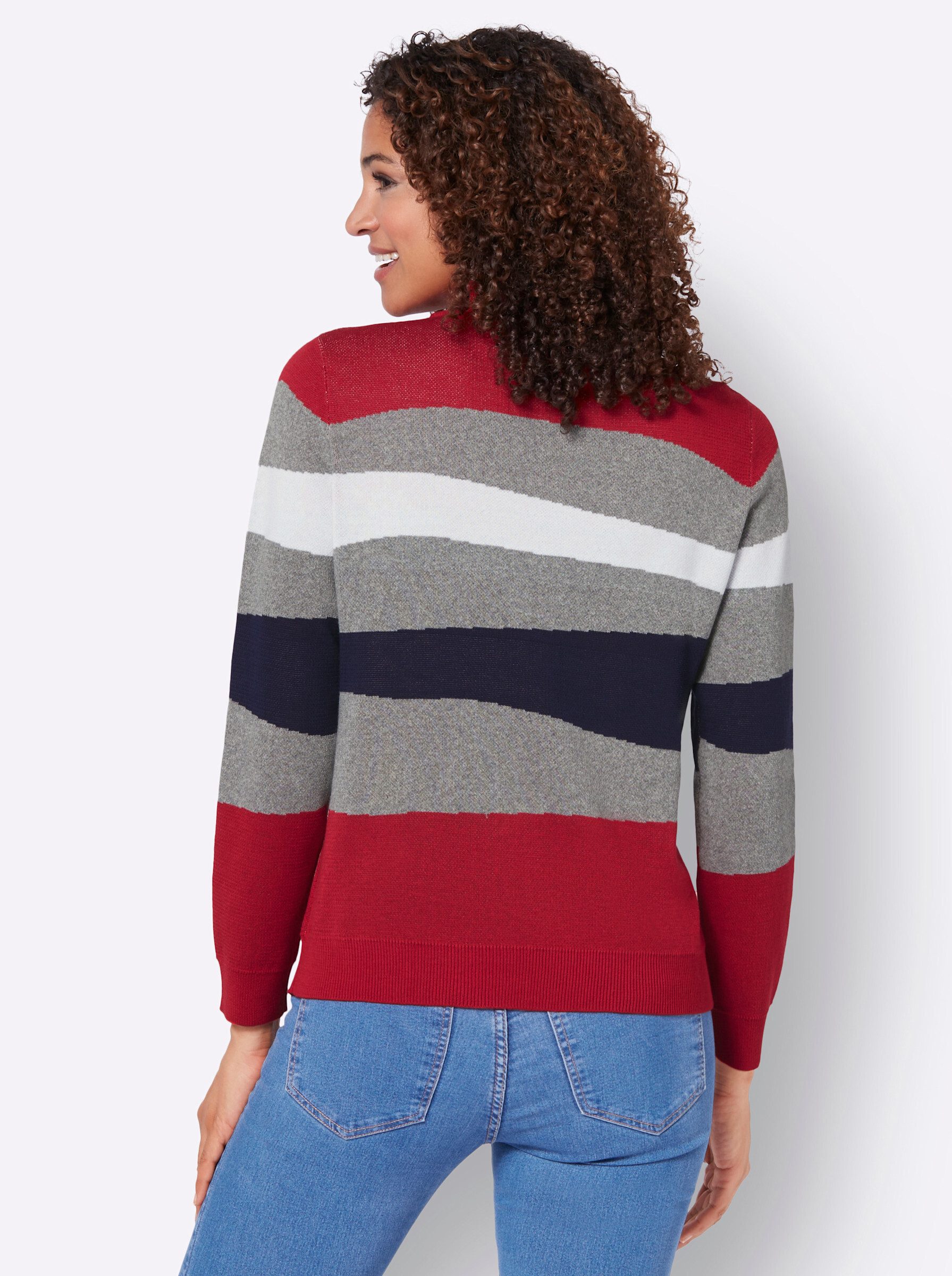 Witt Strickpullover Pullover Langarm Intarsien günstig online kaufen