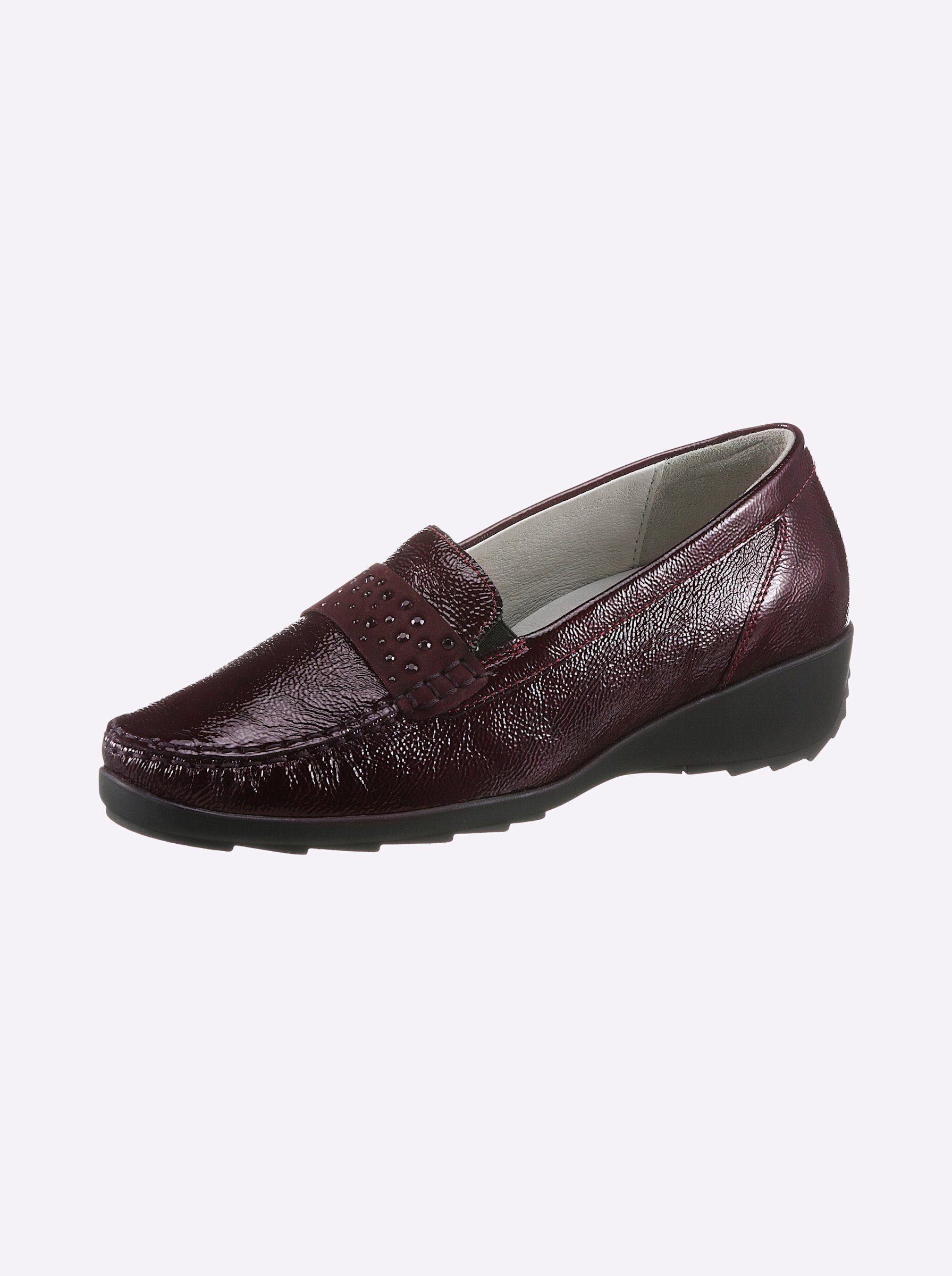 Waldläufer Slipper bordeaux