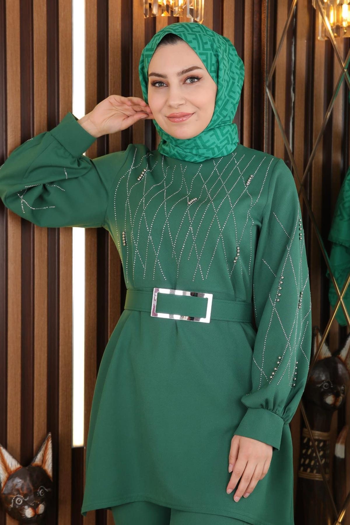 MODAMİHRAM Tunika Perlenstein Detailset günstig online kaufen