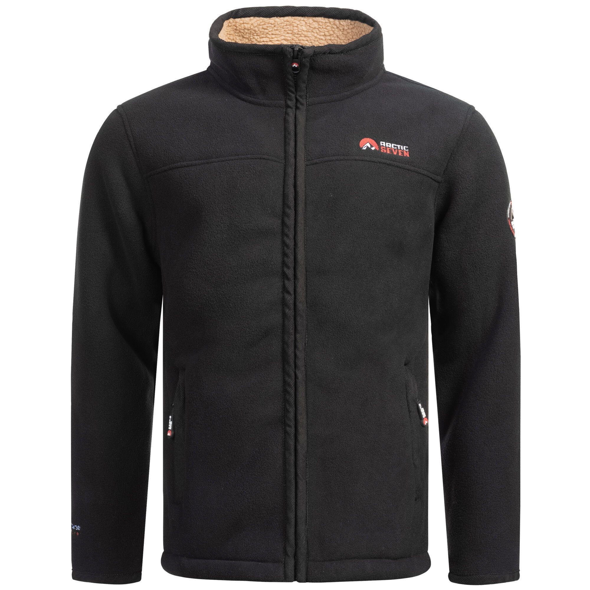 Arctic Seven Fleecejacke ASZeroo mit hoch schließendem Stehkragen