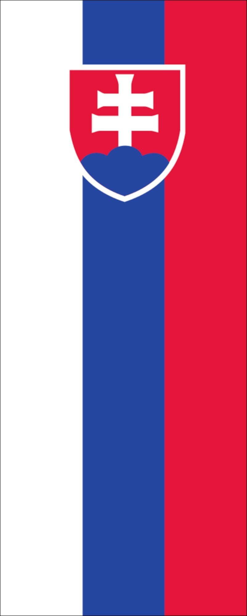 flaggenmeer Flagge Flagge Slowakei 110 g/m² Hochformat