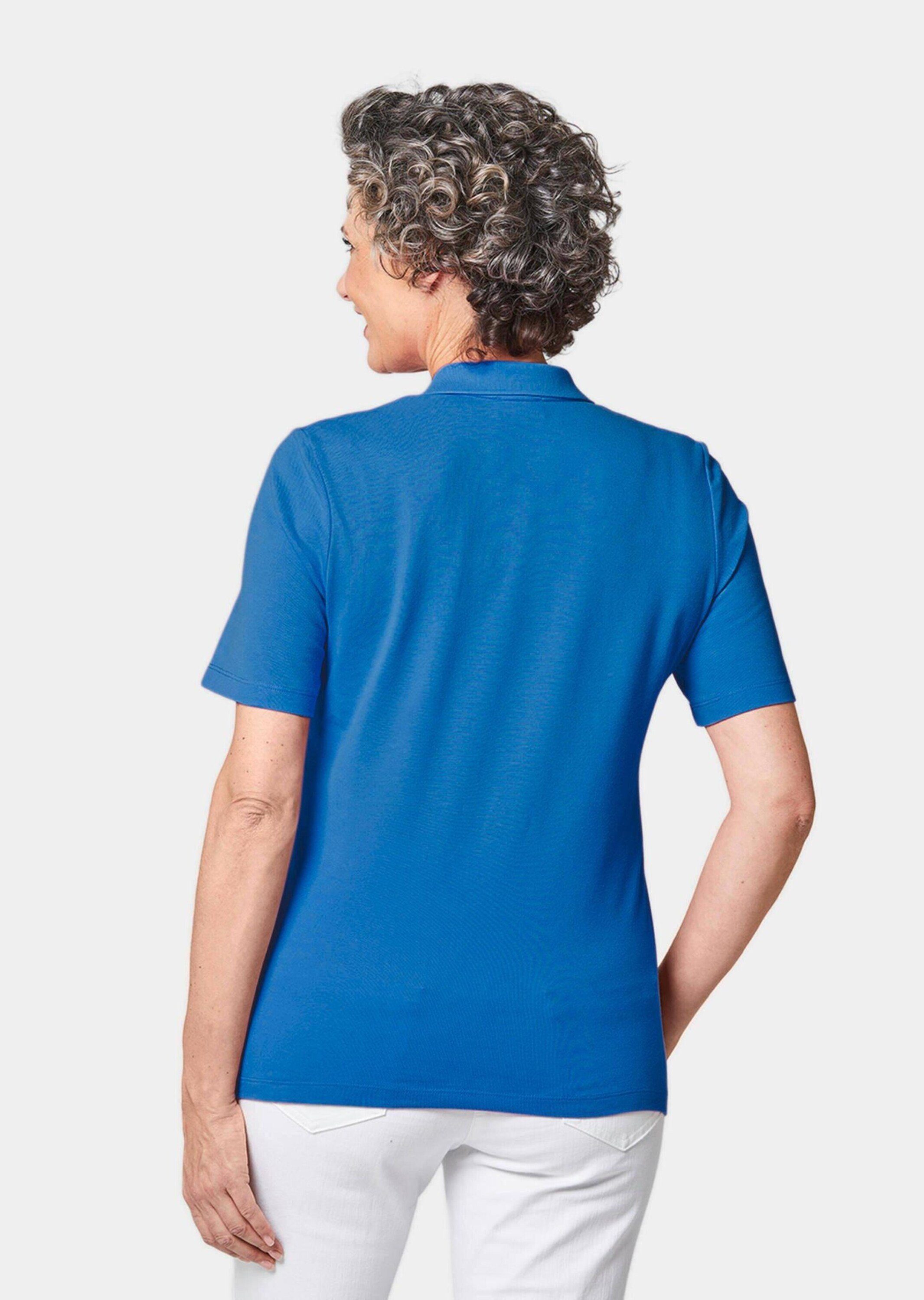 GOLDNER Poloshirt Poloshirt in hochwertiger Pikee-Qualität