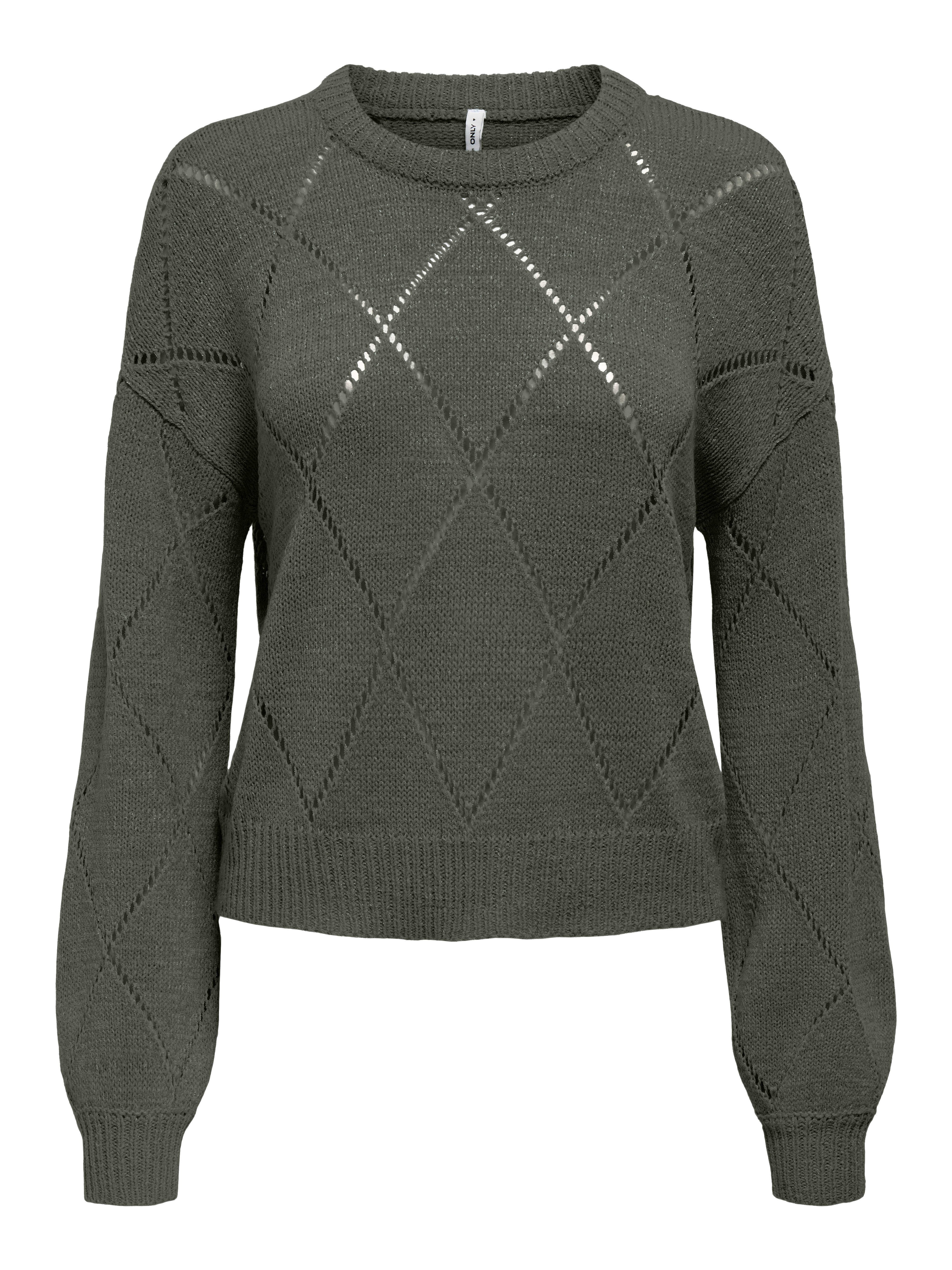 ONLY Strickpullover ONLGEENAS LS STRUCTURE O-NECK CC KNT günstig online kaufen