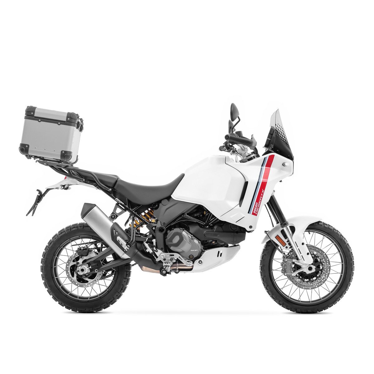 Bagtecs Topcase Set Alu Topcase + Gepäckbrücke passend für Ducati DesertX 22-25 # XS45