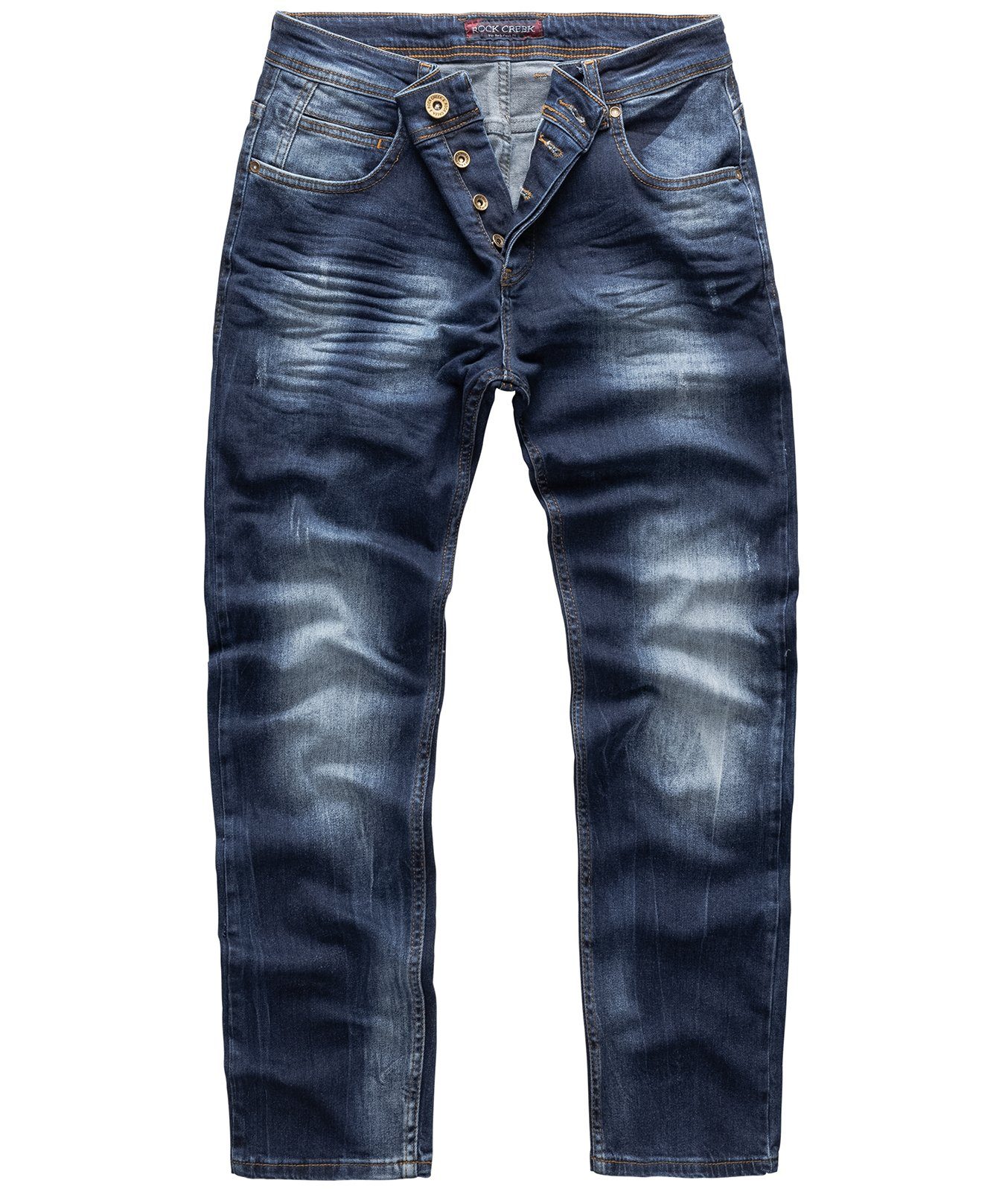 Creek RC-2110 Rock Fit Regular Dunkelblau Regular-fit-Jeans Jeans Herren
