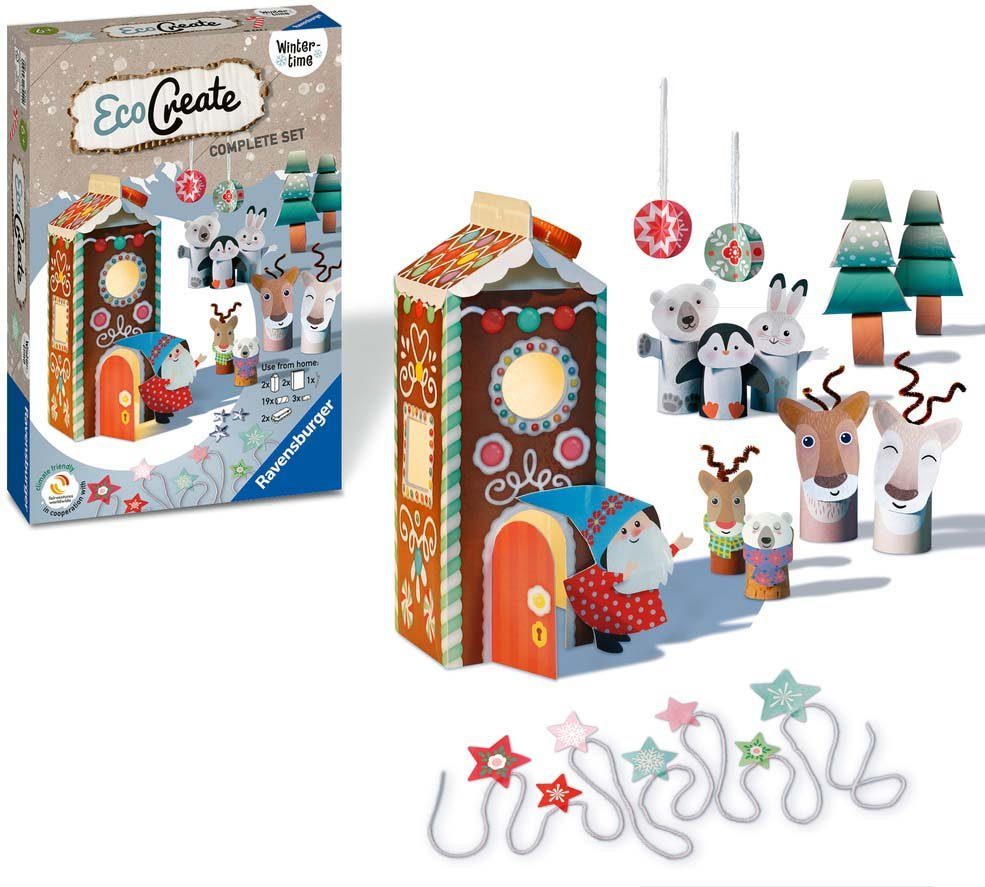 Ravensburger Kreativset Eco Create, Midi Wintertime, Made in Europe
