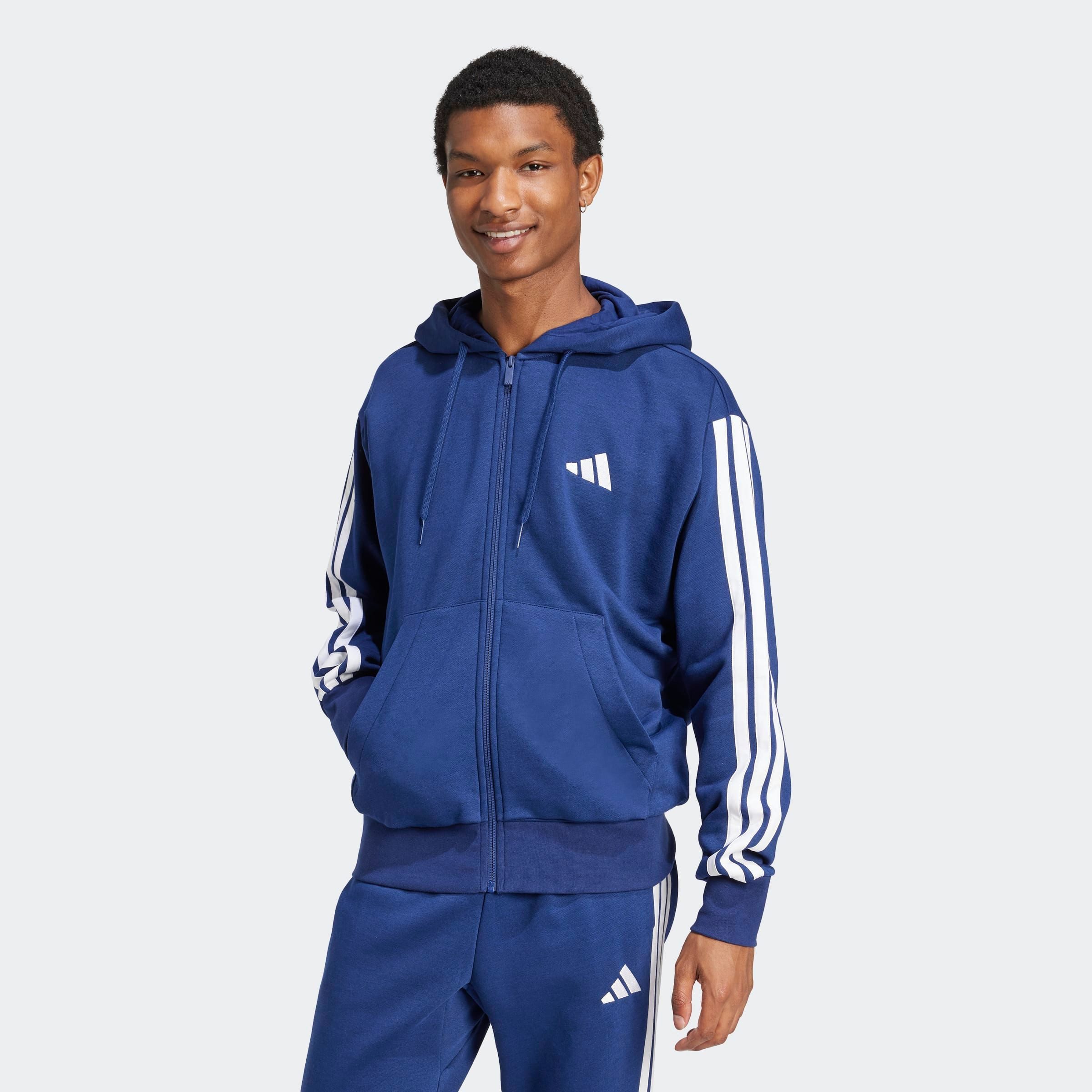 adidas Sportswear Sweatshirt M 3S FL FZ HD für Laufen und Sportmode, mit Re günstig online kaufen