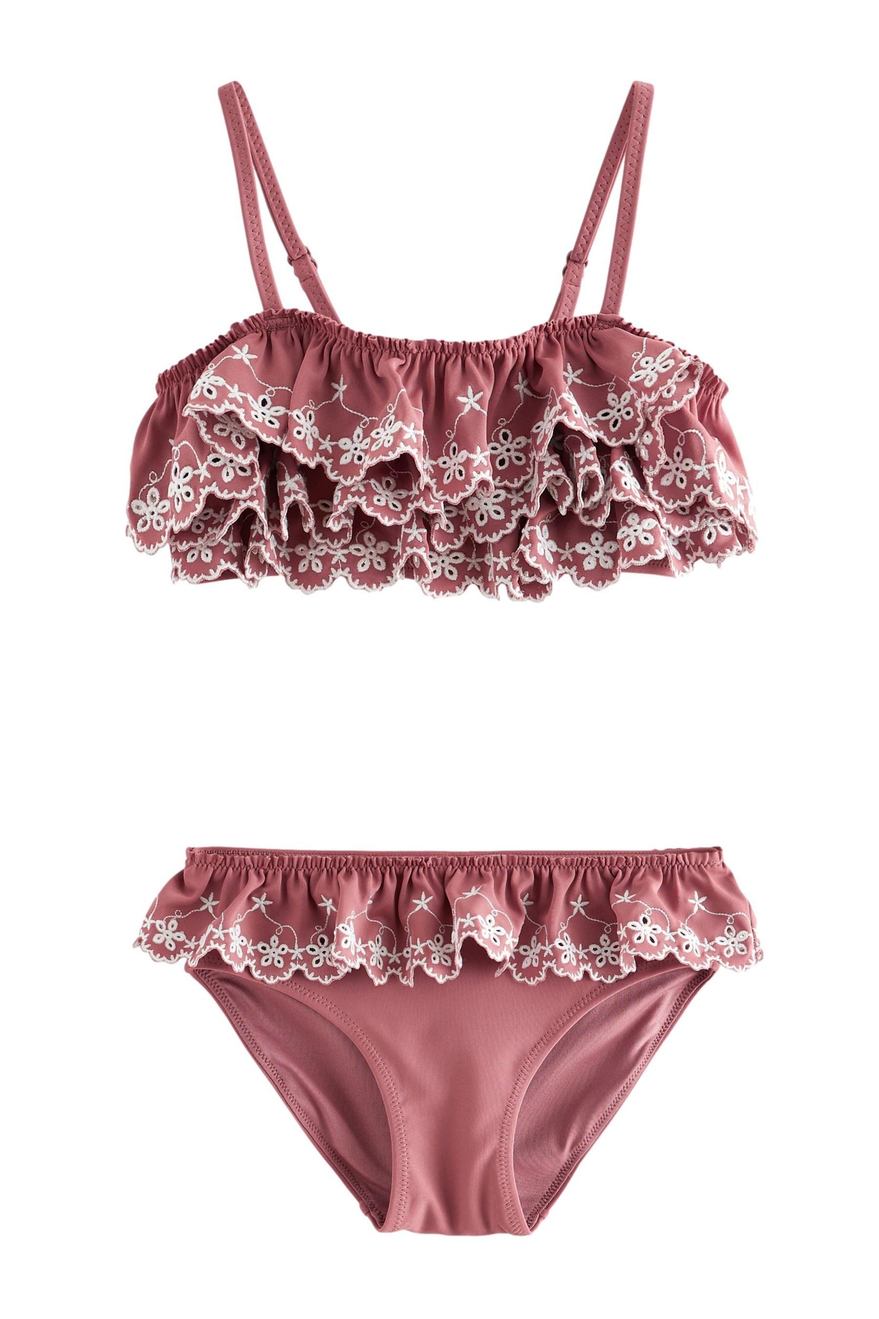 Next Bustier-Bikini Bikini mit Volants (2-St)