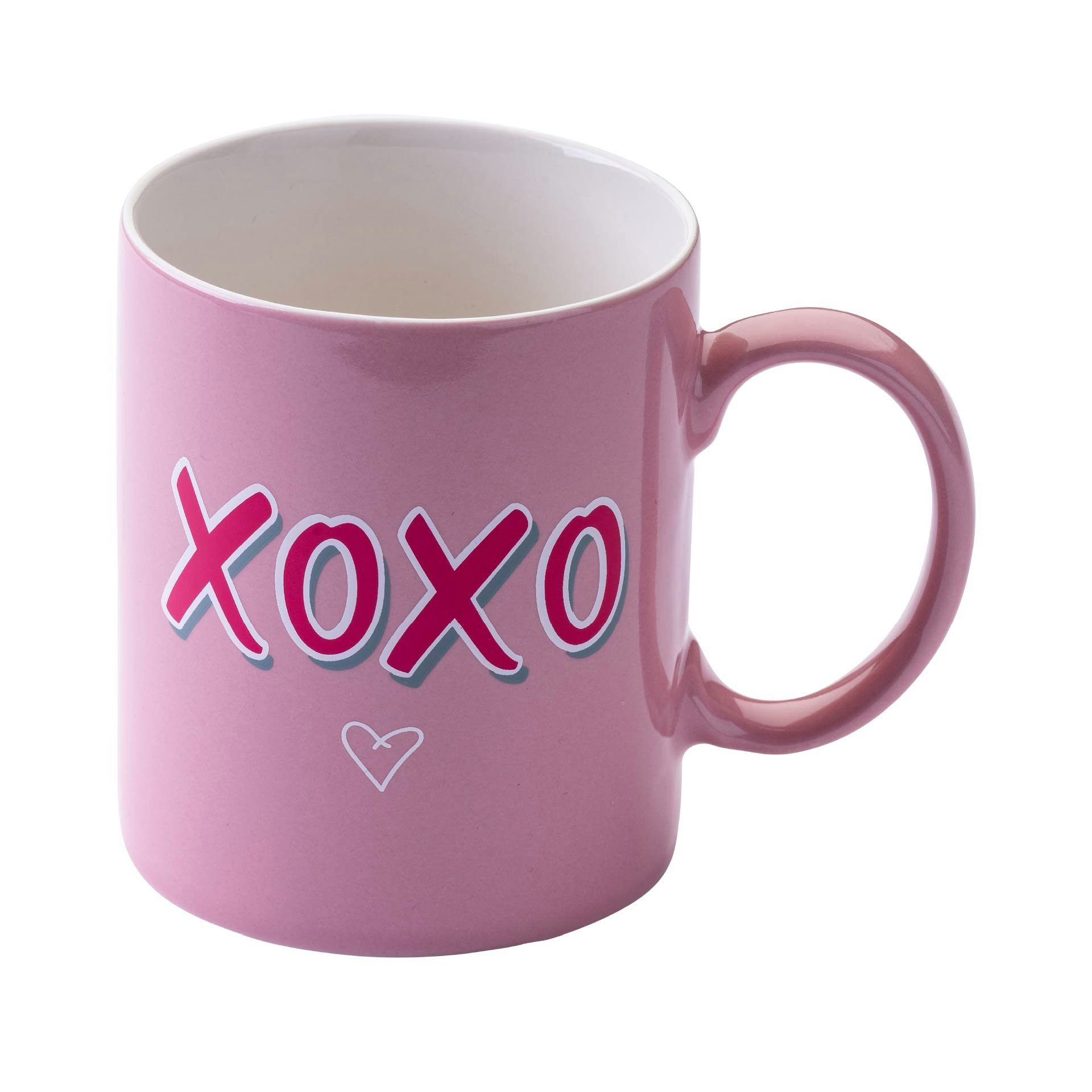 Paris Hilton Tasse Kaffeetasse, Teetasse, Steinguttasse, XOXO-Motiv