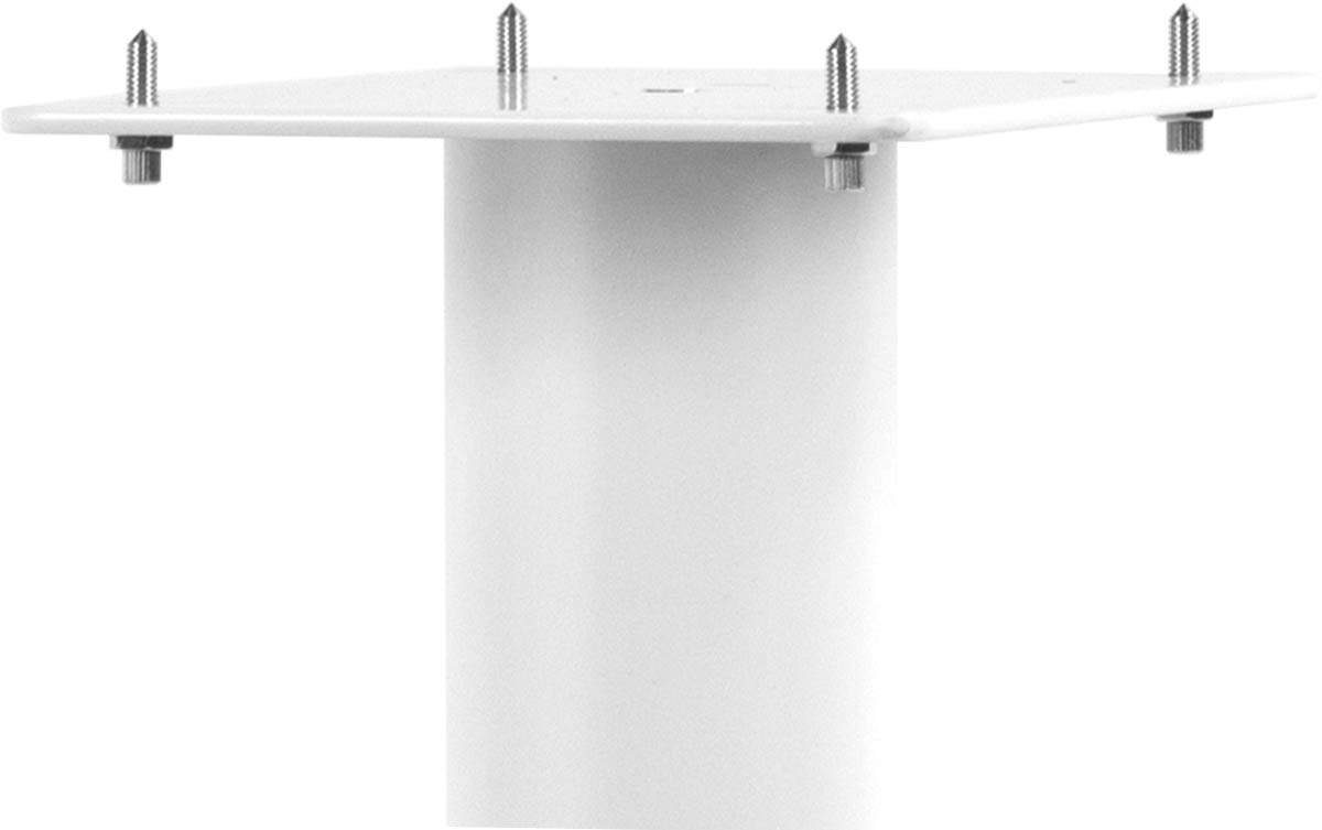 norstone Lautsprecherständer NorStone Stylum 1 Lautsprecherständer weiß satin (matt) 50cm (Paar), (bis 10.2 Zoll, belastbar bis 50kg, pulverbeschichtet, Höhe 50cm)