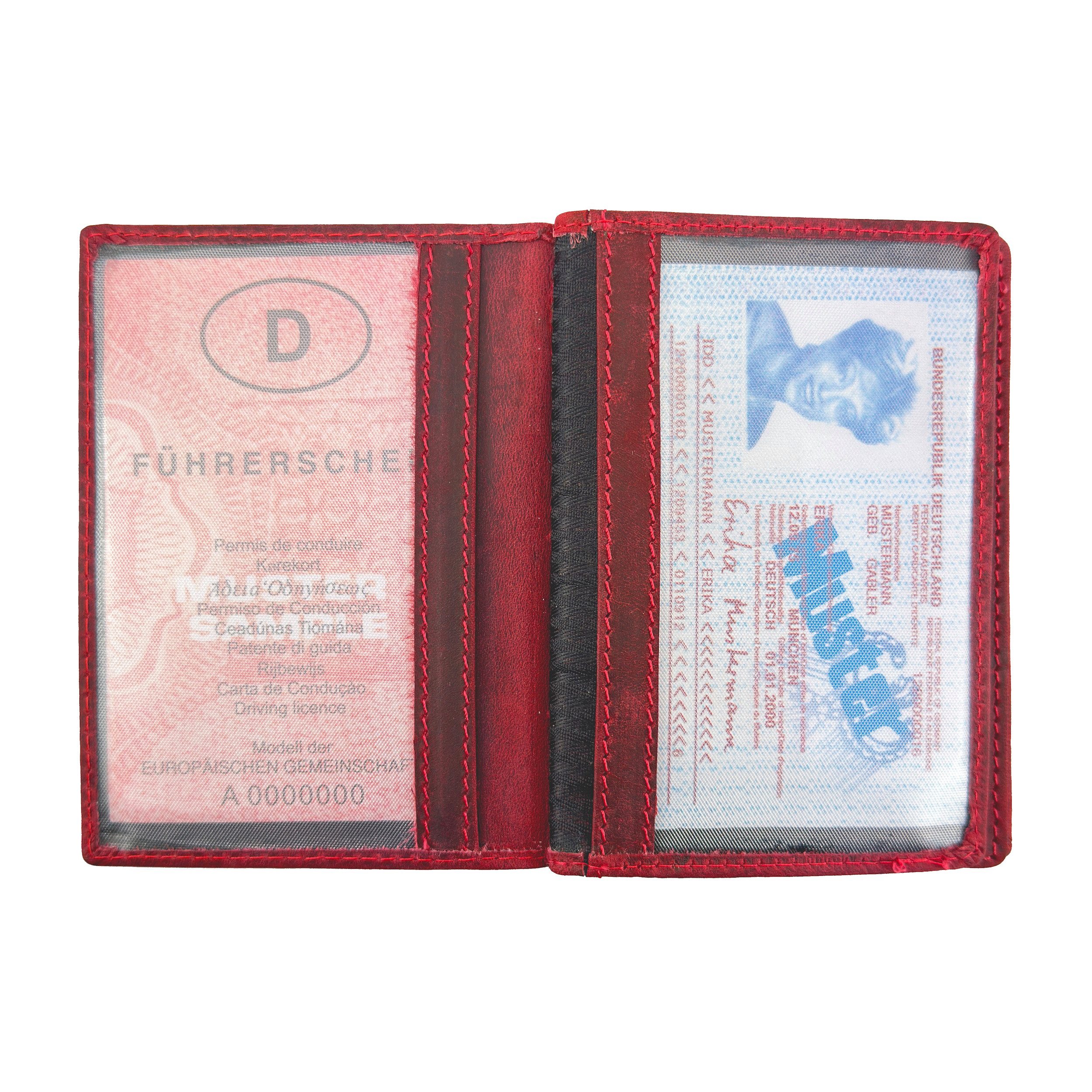 Buffalo Hill Kartenetui Büffelleder Ausweishülle, RFID-Schutz >2397-Wild< D günstig online kaufen