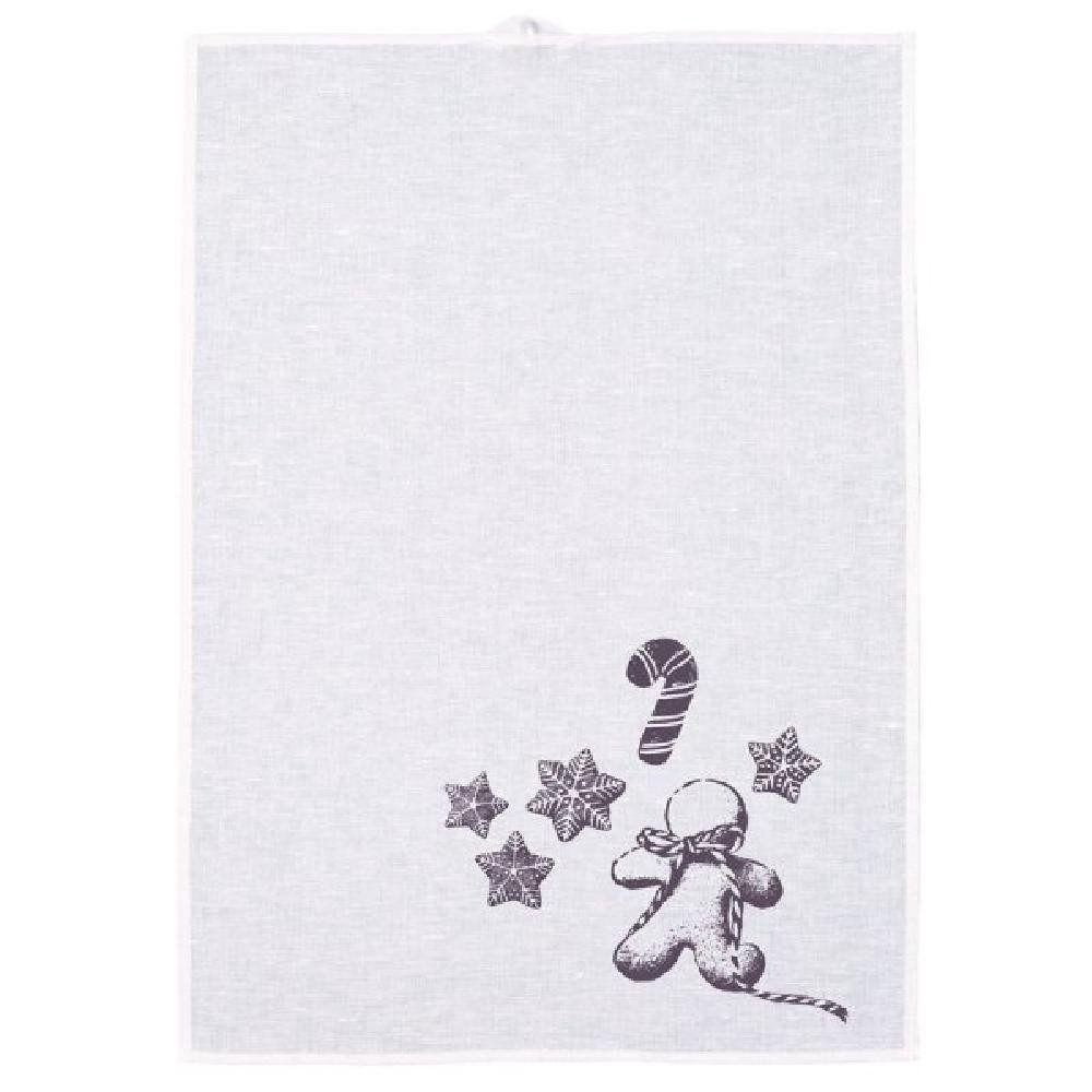 Frohstoff Geschirrtuch Geschirrtuch Leinen Lebkuchen Rauchlila