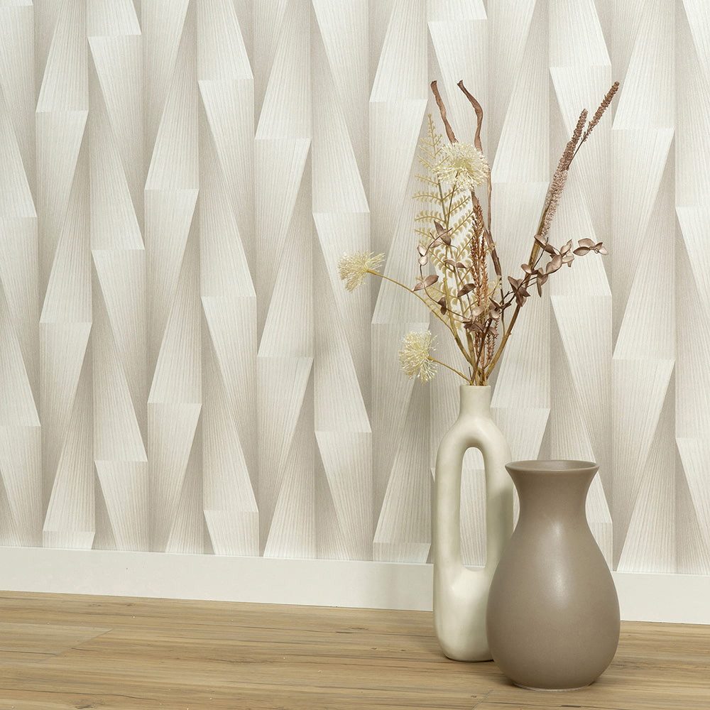 Erismann Vliestapete Abstrakt 3D-Optik Creme Beige 10526-38 Guido Maria Kretschmer