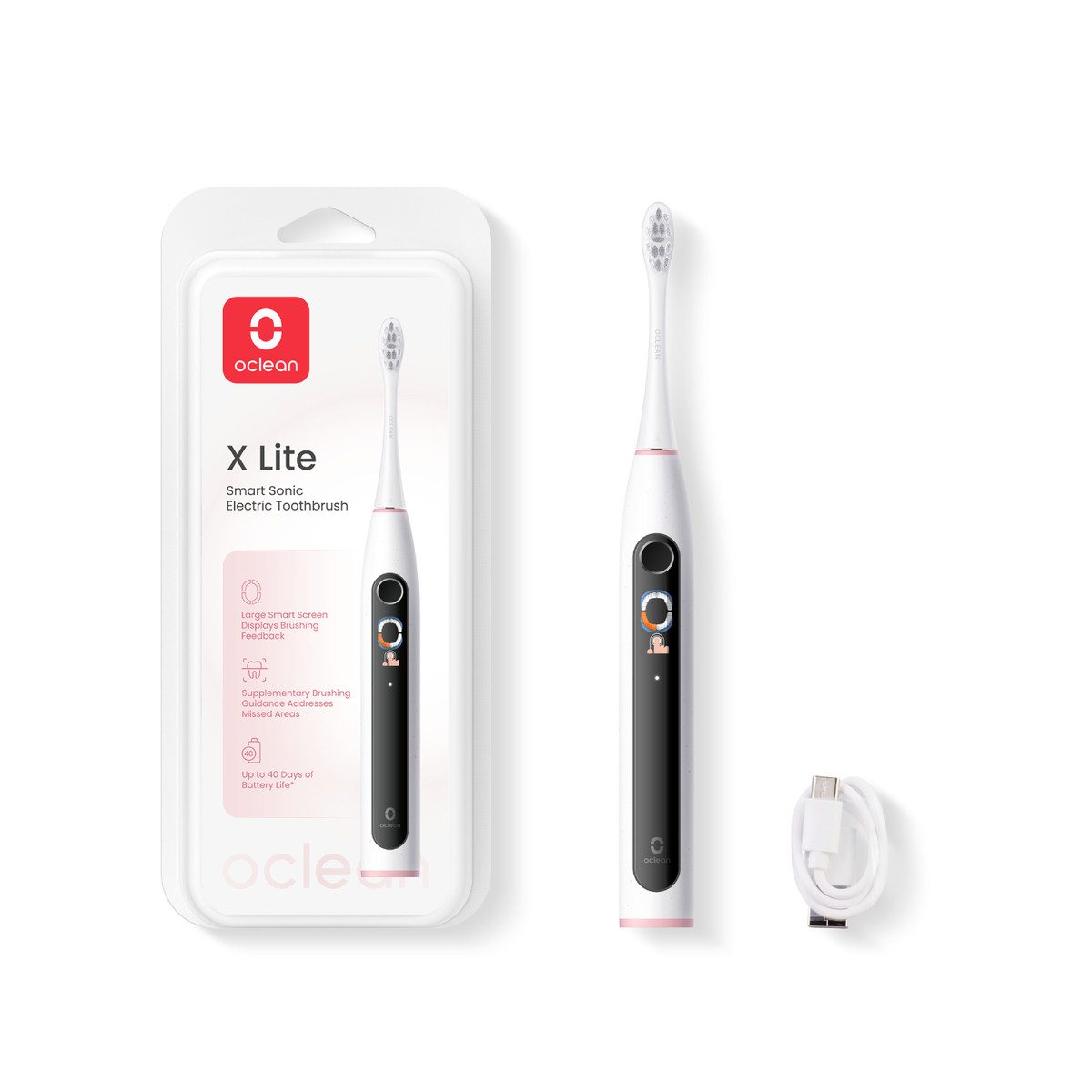Oclean Elektrische Zahnbürste XLite El. Toothbrush, Aufsteckbürsten: 1 St.