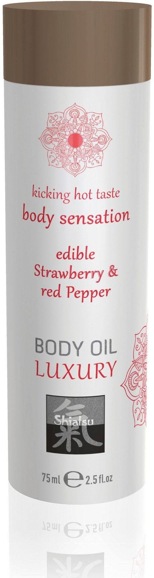 Oil Shiatsu 75 Massage Massageöl Body Erdbeere