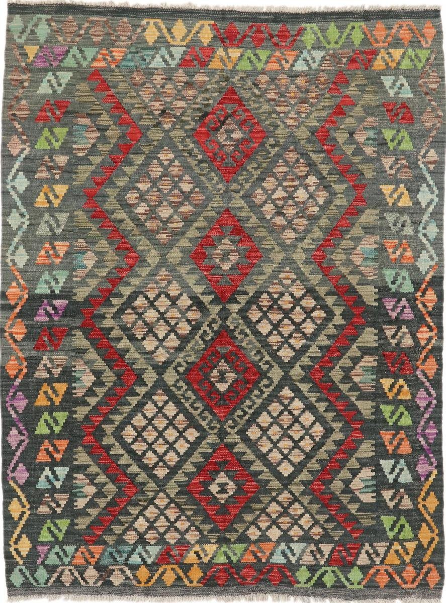 Handgewebter Nain Afghan Kelim Orientteppich Heritage Moderner rechteckig, Orientteppich, mm Trading, Höhe: 3 133x175