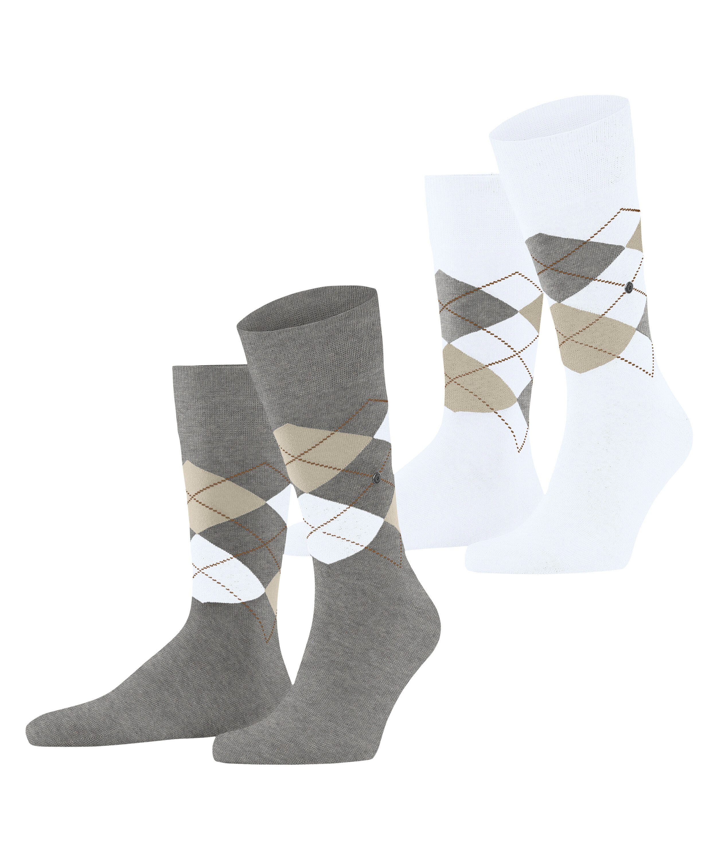 Burlington Socken Everyday Argyle Socken (2-Paar)