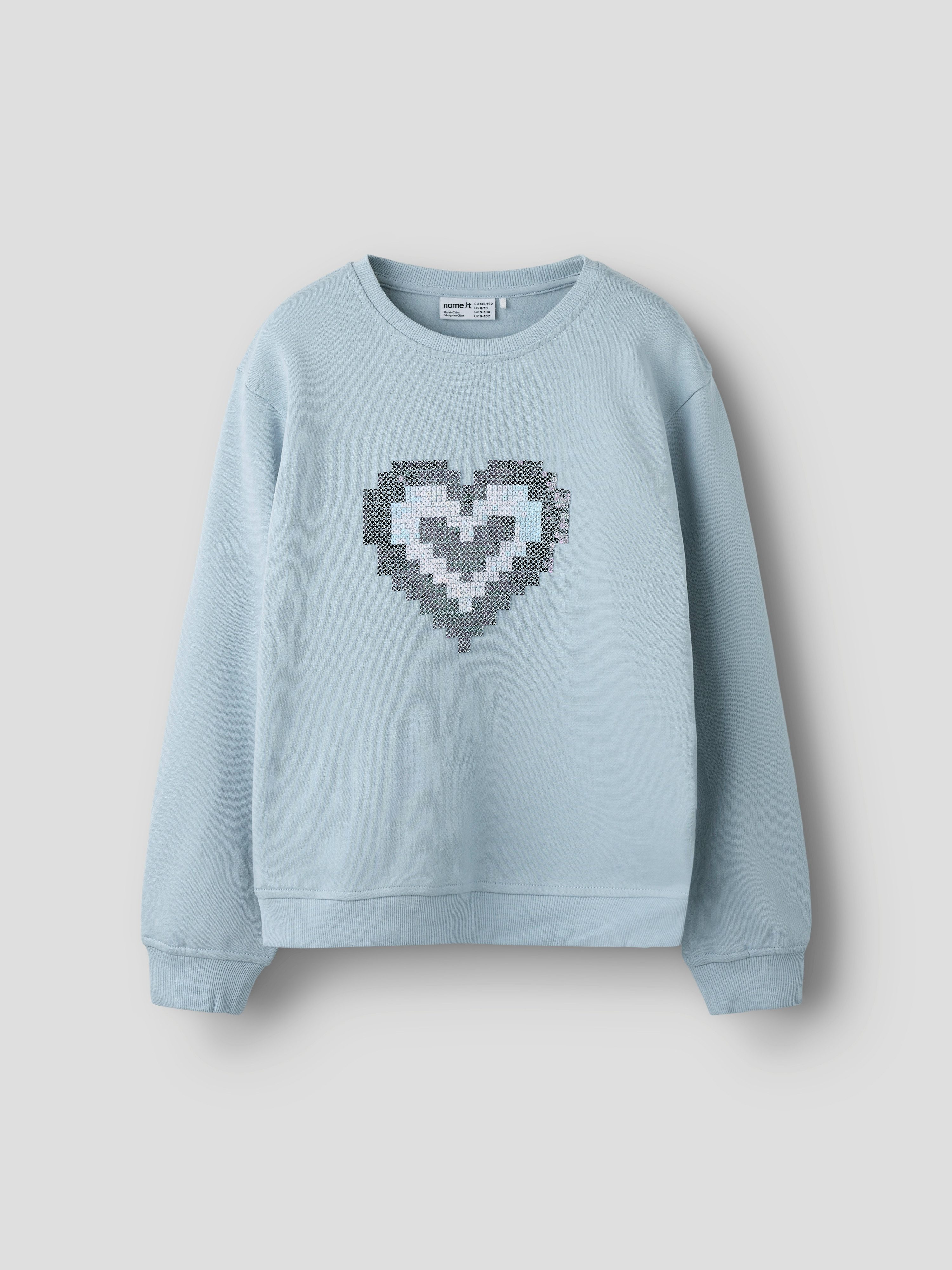Name It Sweatshirt NKFLIS LS SH NREG SWEAT BRU Baumwolle, regular fit