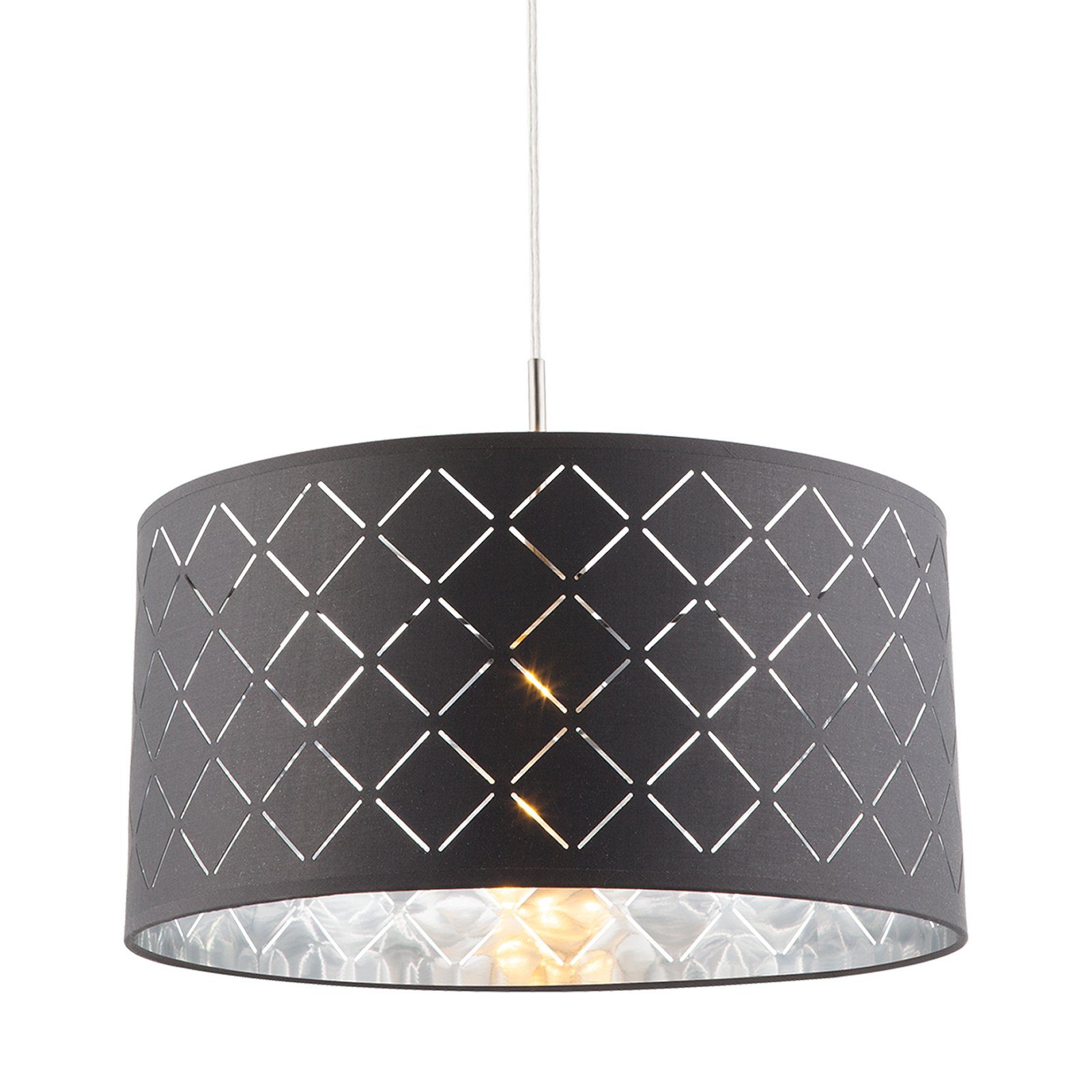 GLOBO LIGHTING Hängeleuchte Hängeleuchte Esszimmer Pendelleuchte Wohnzimmer Hängelampe grau 15228H