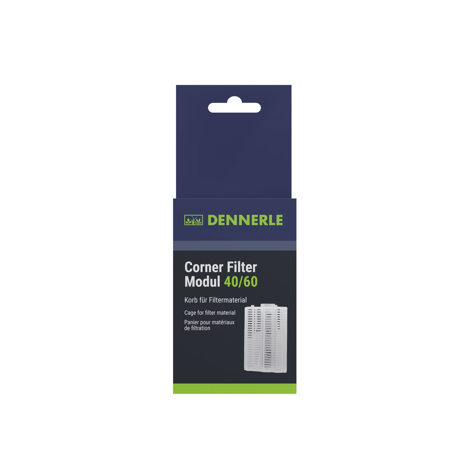 DENNERLE Filtereinsatz Corner Filter Modul 40/60, Ersetzt ein Corner Filter Element 40/60, mehrstufige Filterung