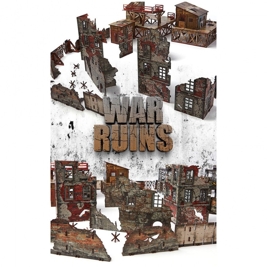 e-Raptor Spiel, Constructions Set - War Ruins - englisch