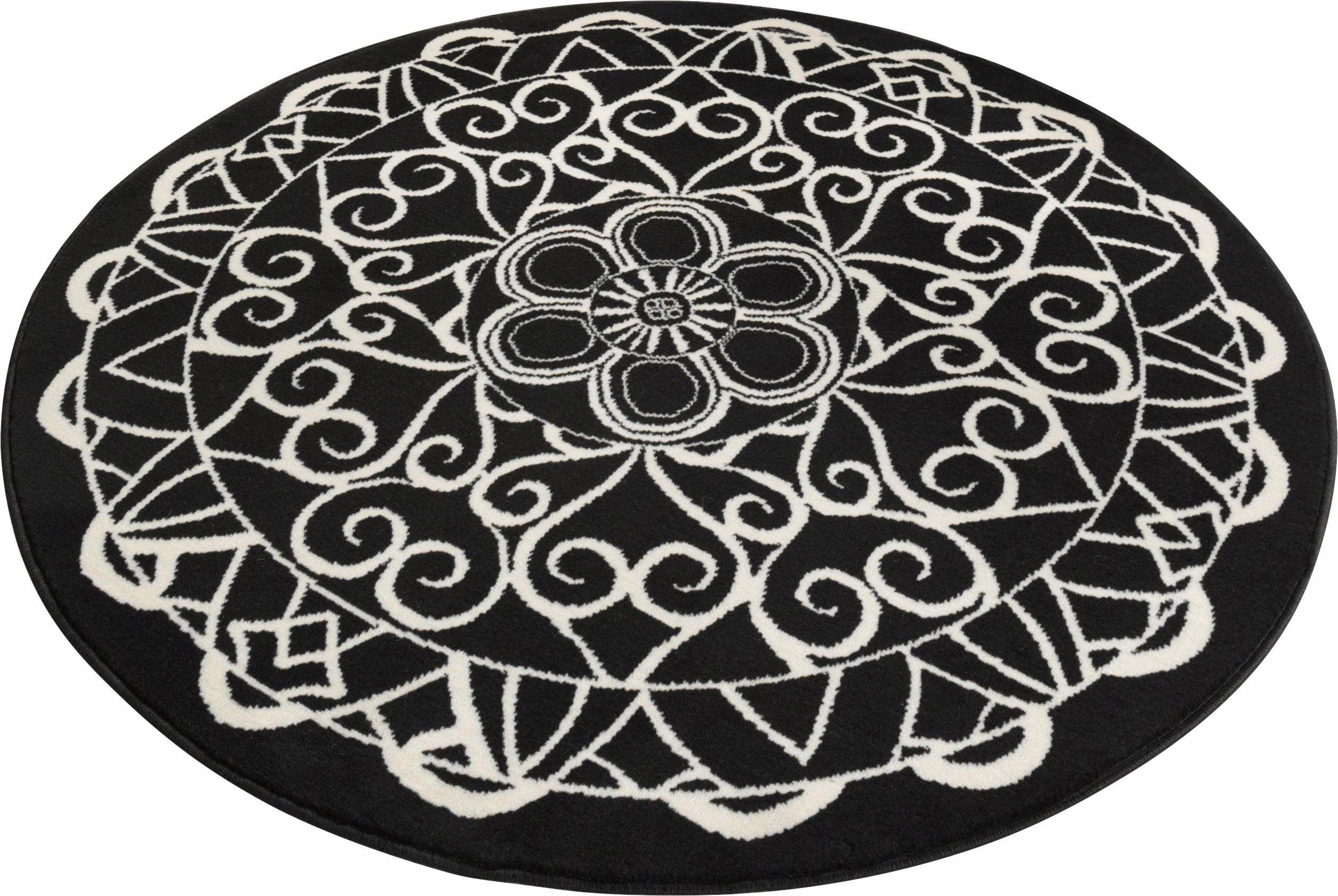 Teppich »Mandala 1«, Zala Living, rund, Höhe 9 mm, Kurzflor online