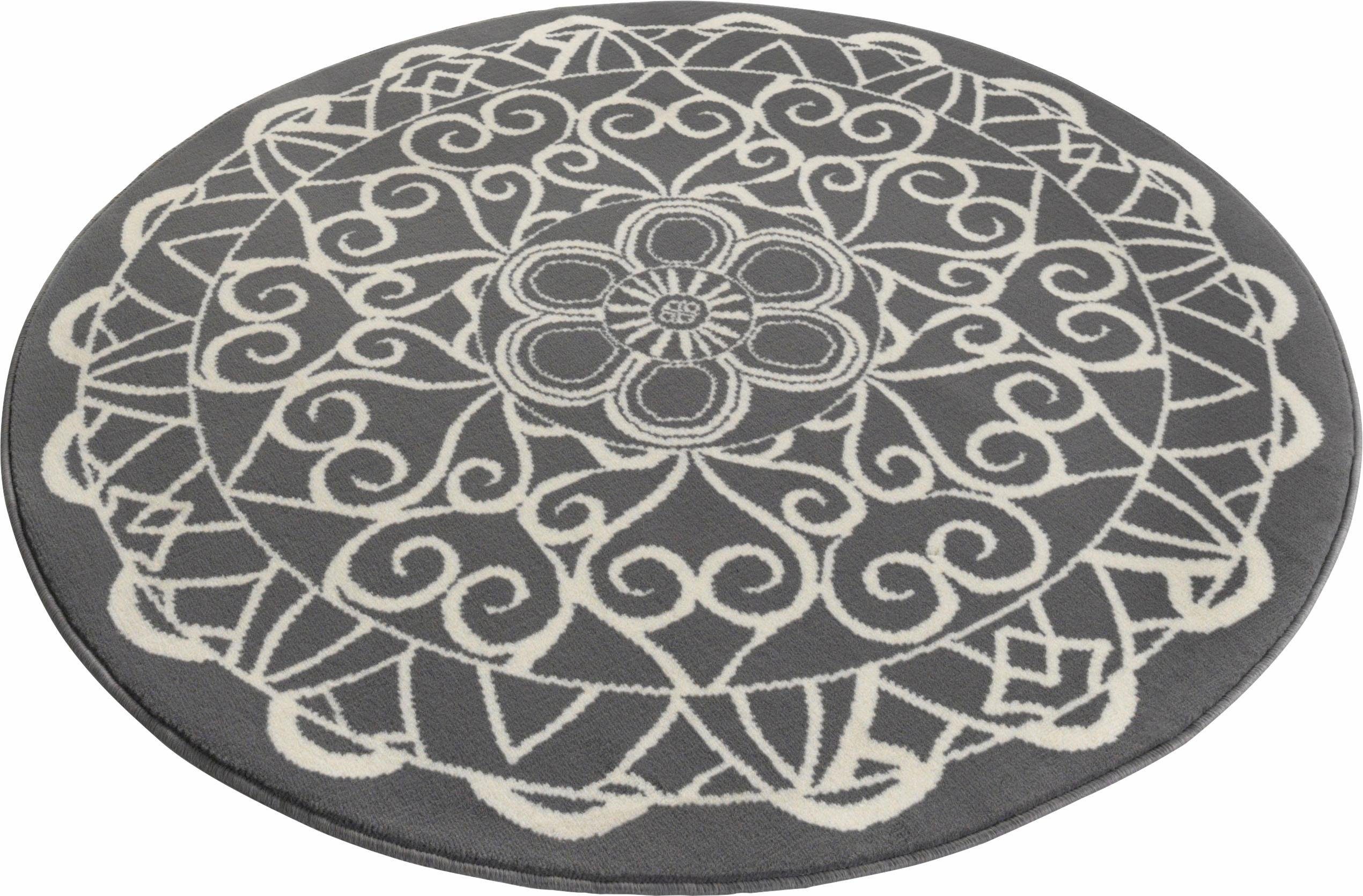 Teppich »Mandala 1«, Zala Living, rund, Höhe 9 mm | OTTO