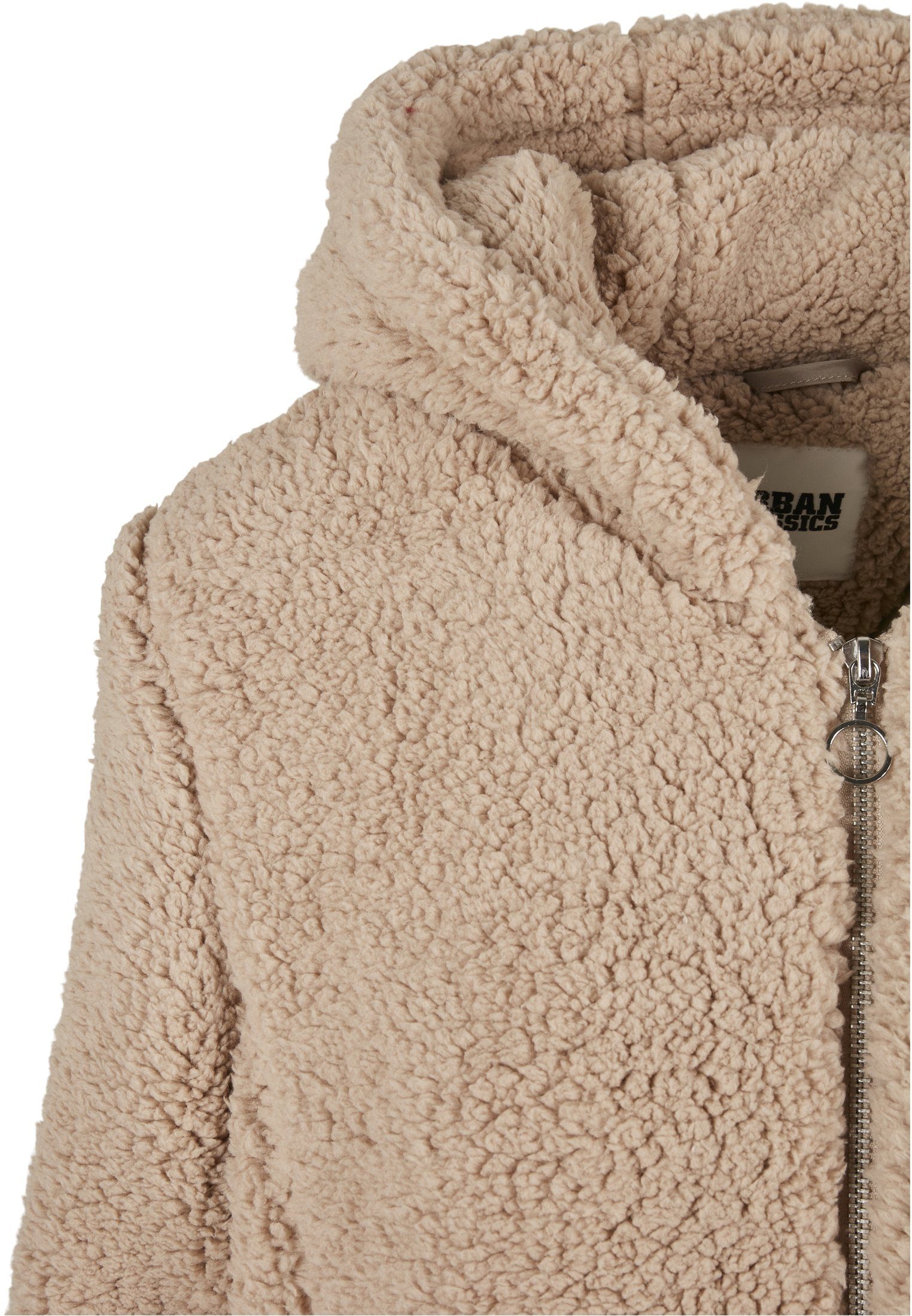 URBAN CLASSICS Sherpa (1-St) Jacket softtaupe Outdoorjacke Damen Ladies