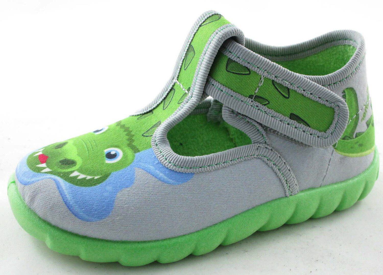 Fischer-Markenschuh Krokodil Hausschuh