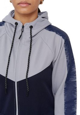 L.gonline Freizeitanzug Damen Jogging-ANZUG, mit Bündchen und Tunnelzug, Trainingsanzug (Kapuzenjacke mit Reißverschluss, Hose, 2-tlg), Fitness Freizeit Casual