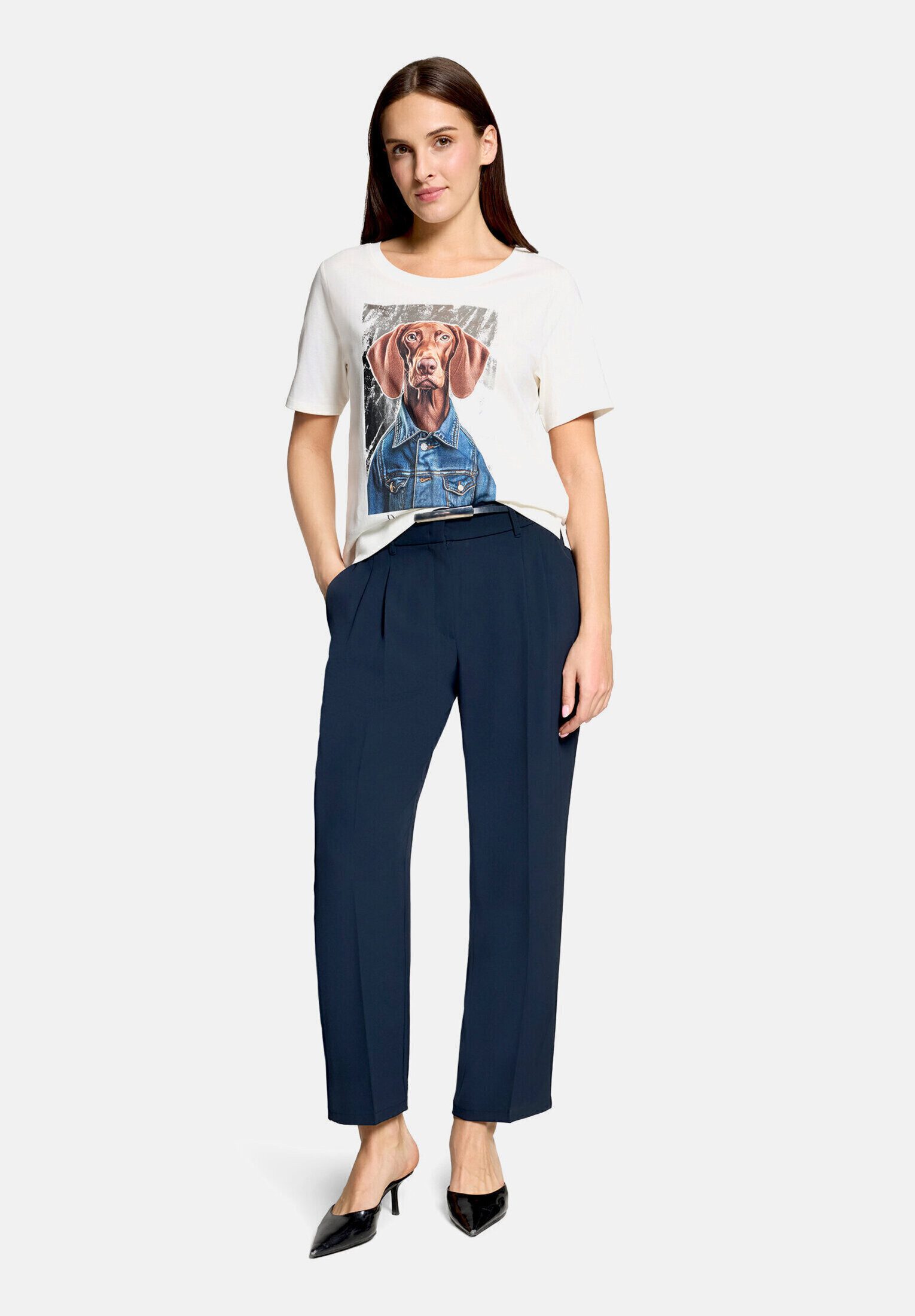 Betty Barclay Kurzarmshirt Damen mit Aufdruck (1-tlg)