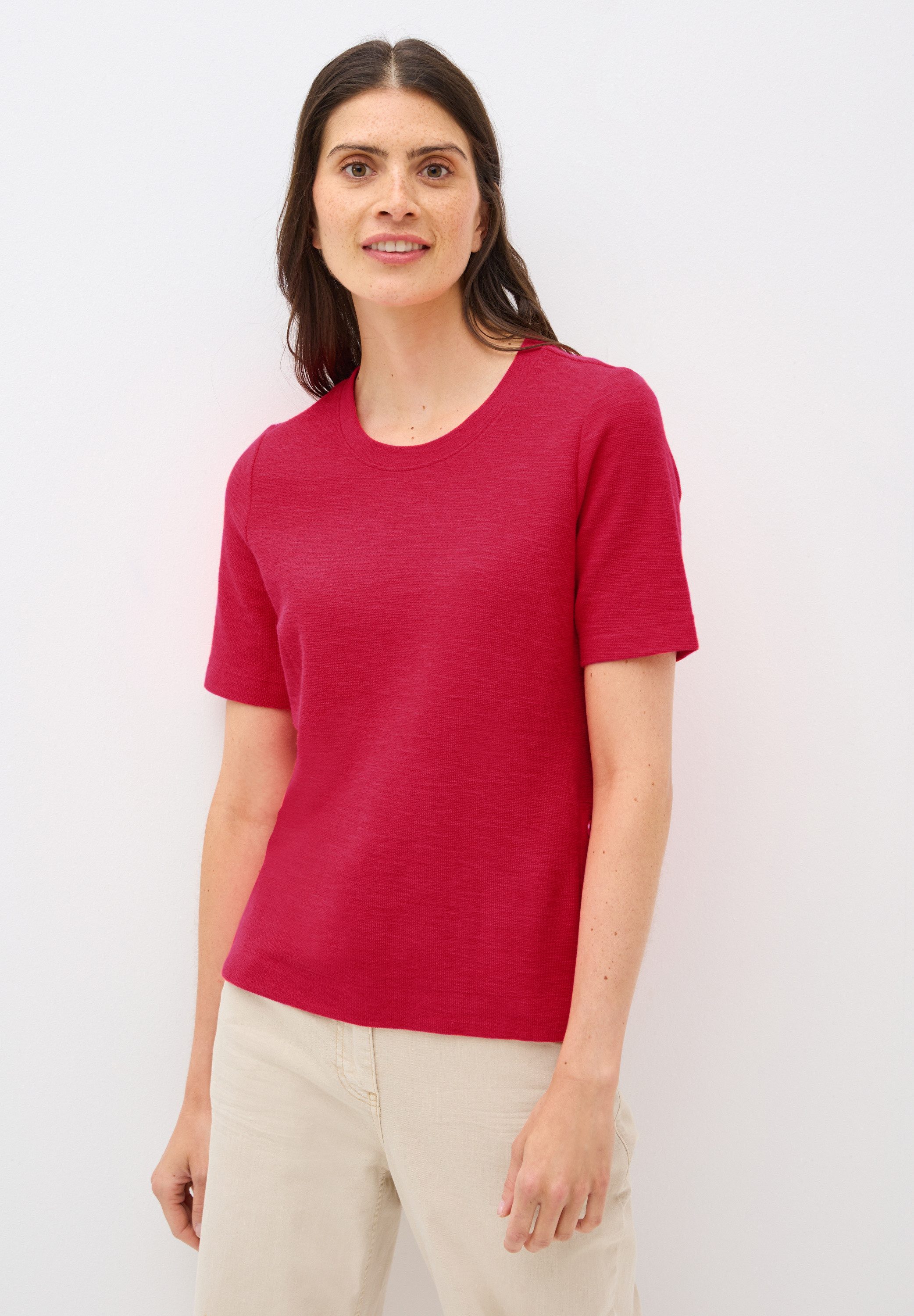CECIL T-Shirt mit Knopf Details