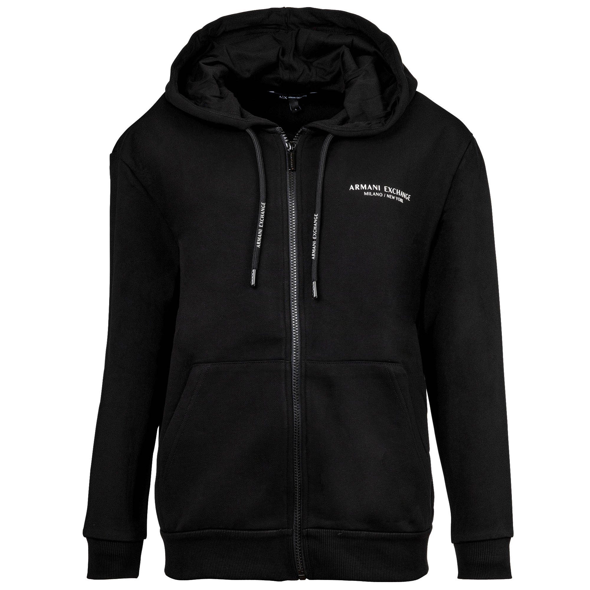 ARMANI EXCHANGE Sweater Damen Sweatjacke Baumwolle FELPA - Sweatshirt