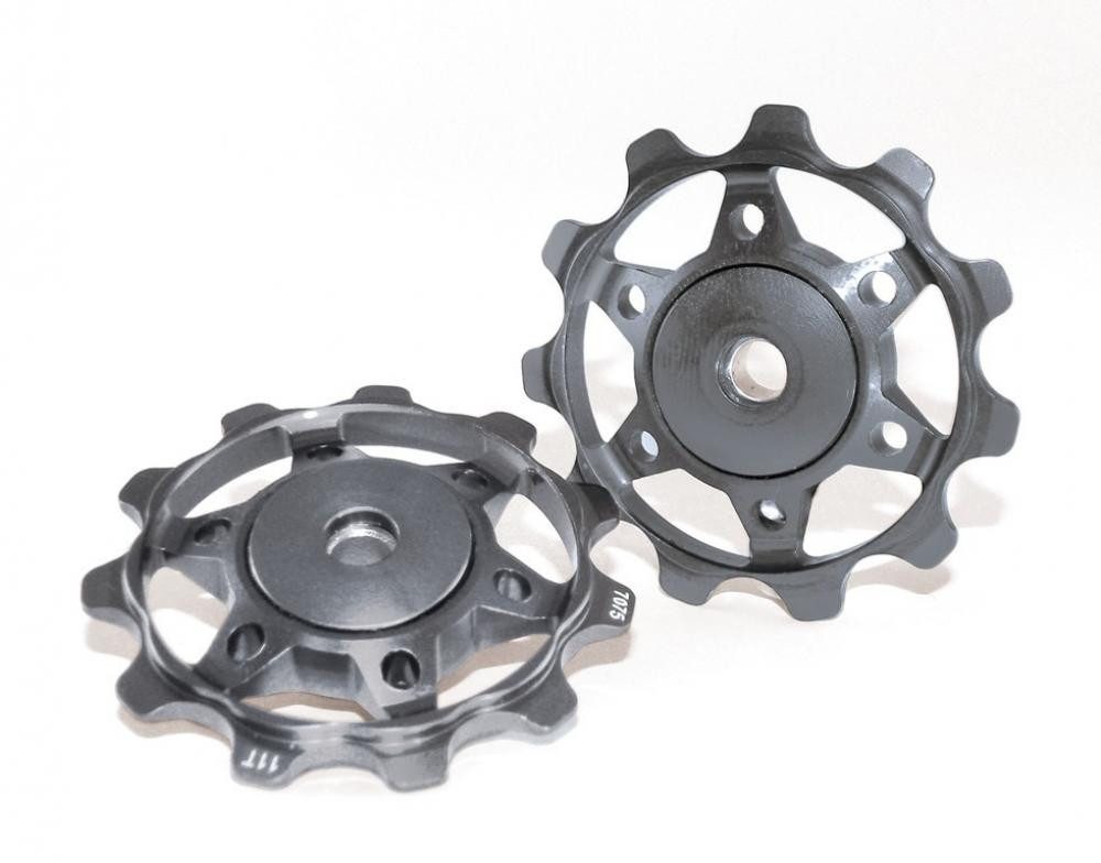 Schaltung XLC Schaltwerkpully PU-A02 titan-farbig