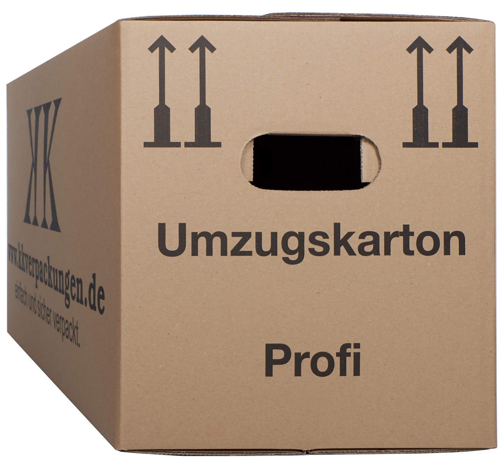 KK Verpackungen Aufbewahrungsbox (Spar-Set, 80 St., 80er-Set), Umzugskartons Umzugskiste Bücherkarton 2-wellig in Profiqualität Braun