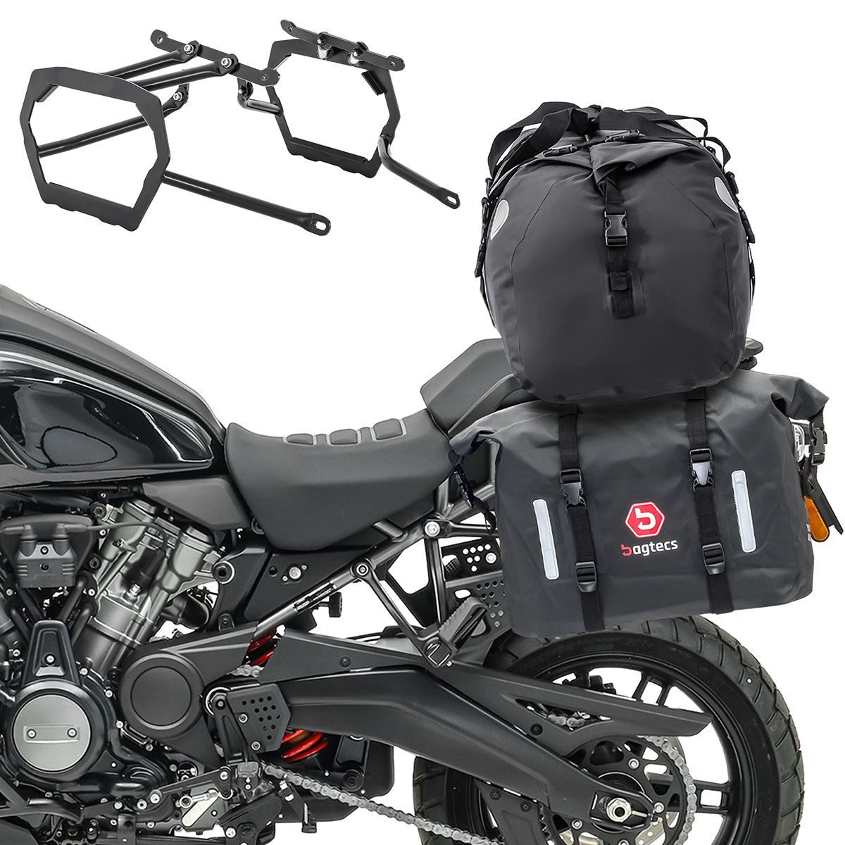Schraube Satteltaschen WP8 für Harley Pan America 1250 21-26 Kofferträger+Heckt