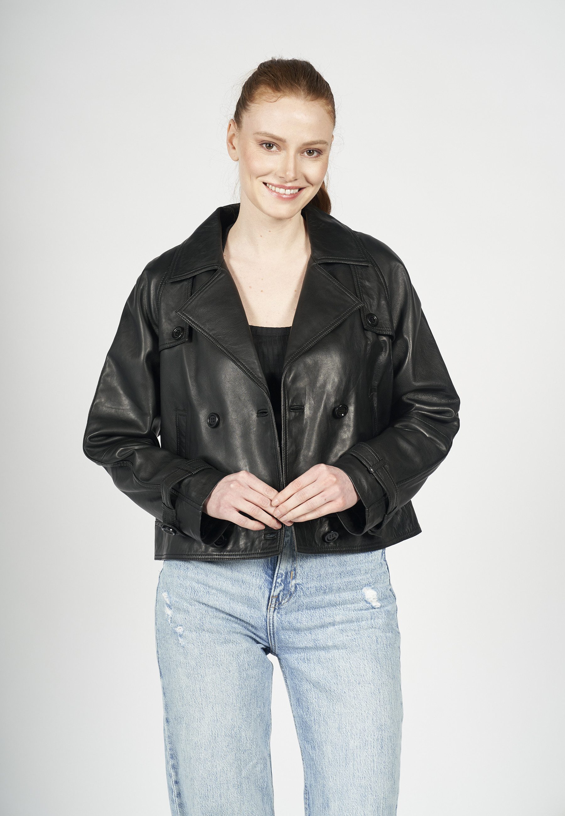 Freaky Nation Lederjacke Out of the line-FN