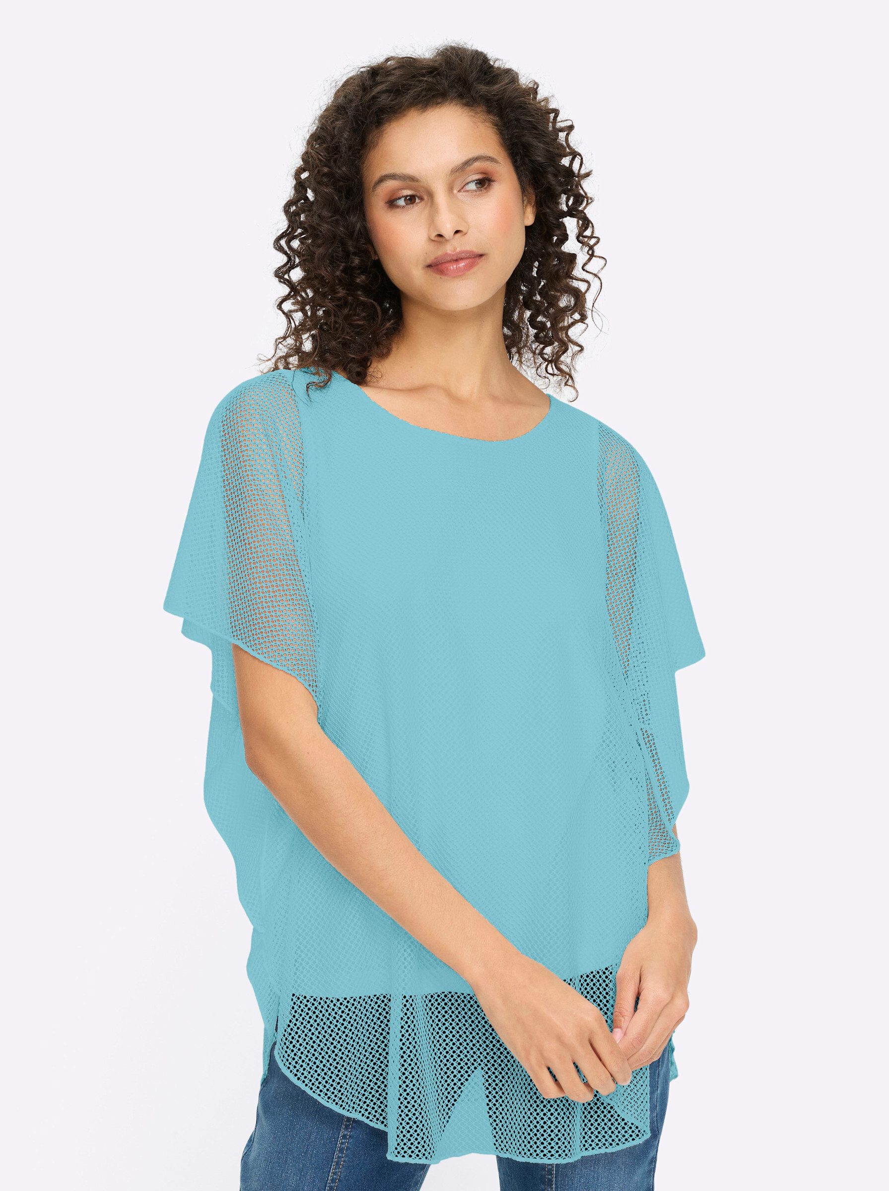 T-Shirt 2-in-1-Shirt Kurzarm
