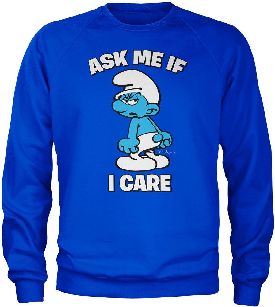 Die Schlümpfe Rundhalspullover The Smurfs - Ask Me If I Care Sweatshirt