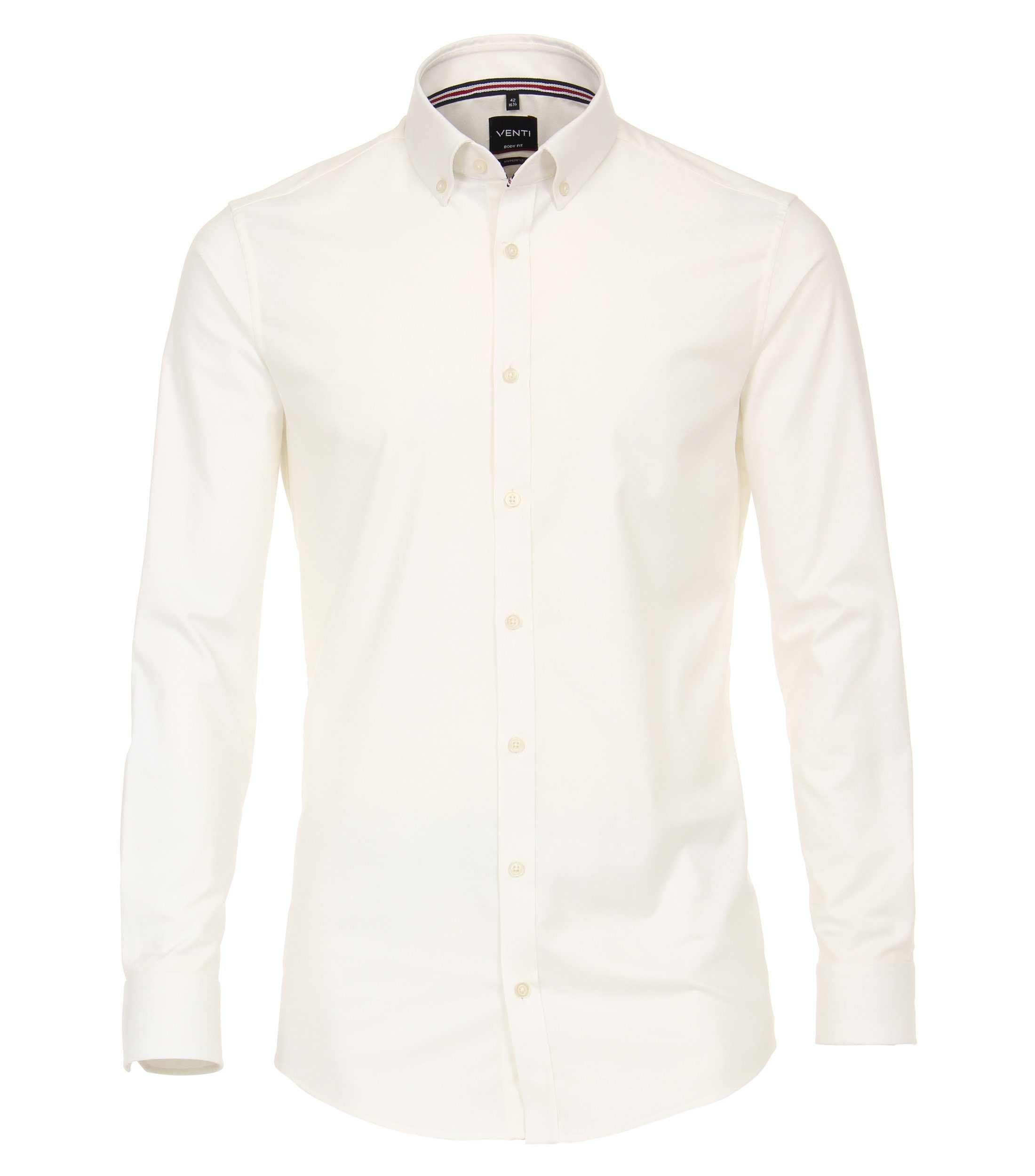 VENTI Businesshemd uni Body Fit Weiß | Unterhemden