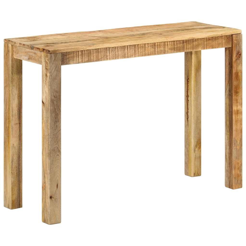 Beistelltisch Konsolentisch 110x35x76 cm Raues holz