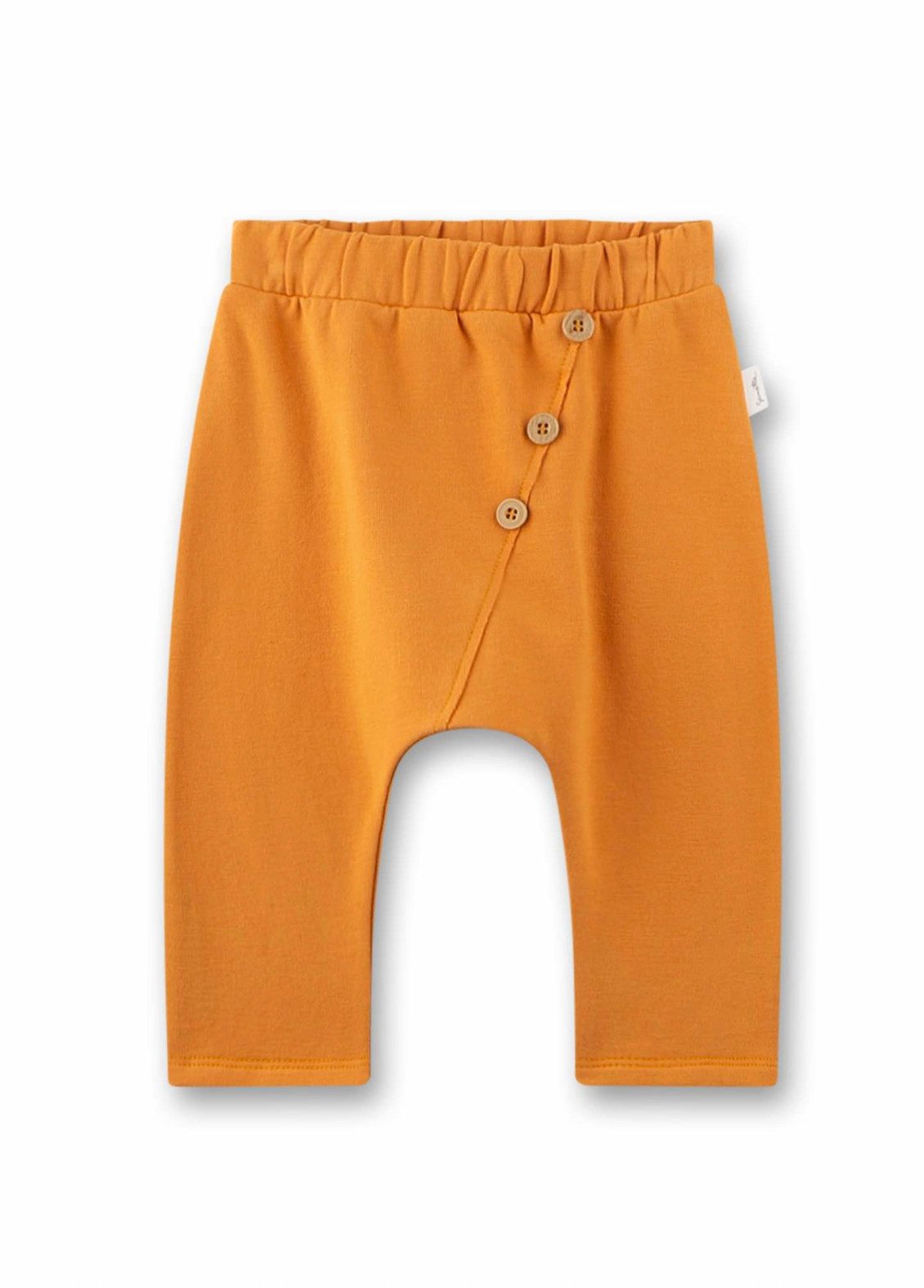Sanetta Sweathose Sweathose – Weiche Schlupfhose aus Baumwollstretch mit Holzknöpfen