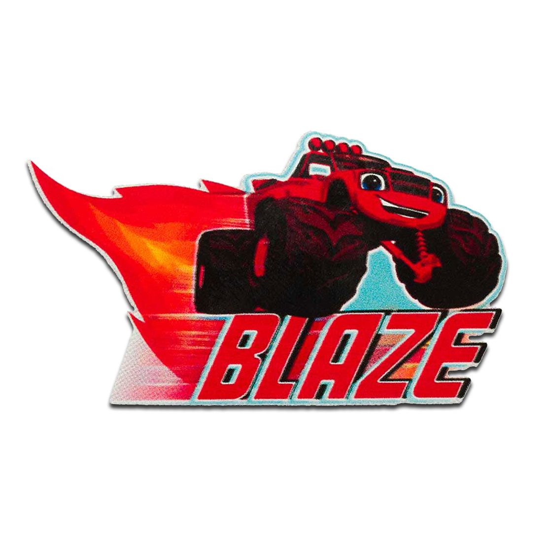Blaze Aufnäher Bügelbild, Aufbügler, Applikationen, Patches, Flicken, zum aufbügeln, Polyester, Mono-Quick Blaze - Größe: 4,5 x 8 cm