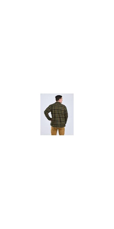 Pinewood Outdoorhemd Pile Overshirt D.GREEN/BRONZE