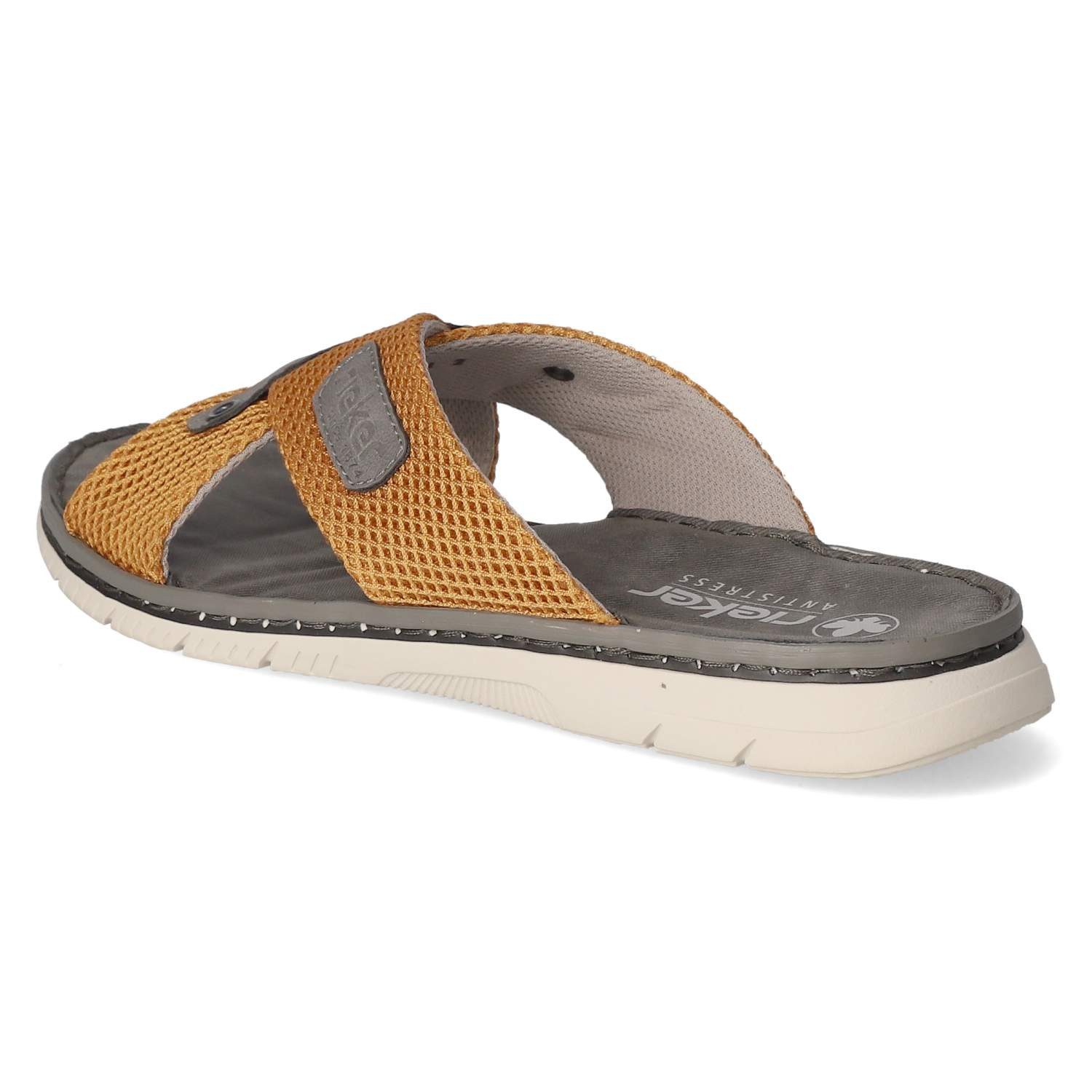 Rieker Rieker 21340-68 Herren Textil yellow Pantolette