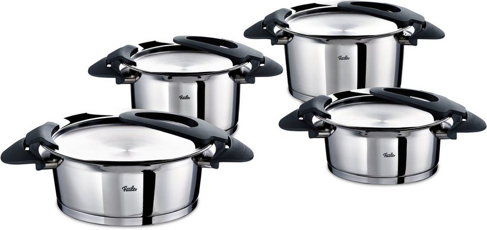 Fissler Topf-Set »Intensa«, Edelstahl, (Set, 8 tlg), Induktion online ...