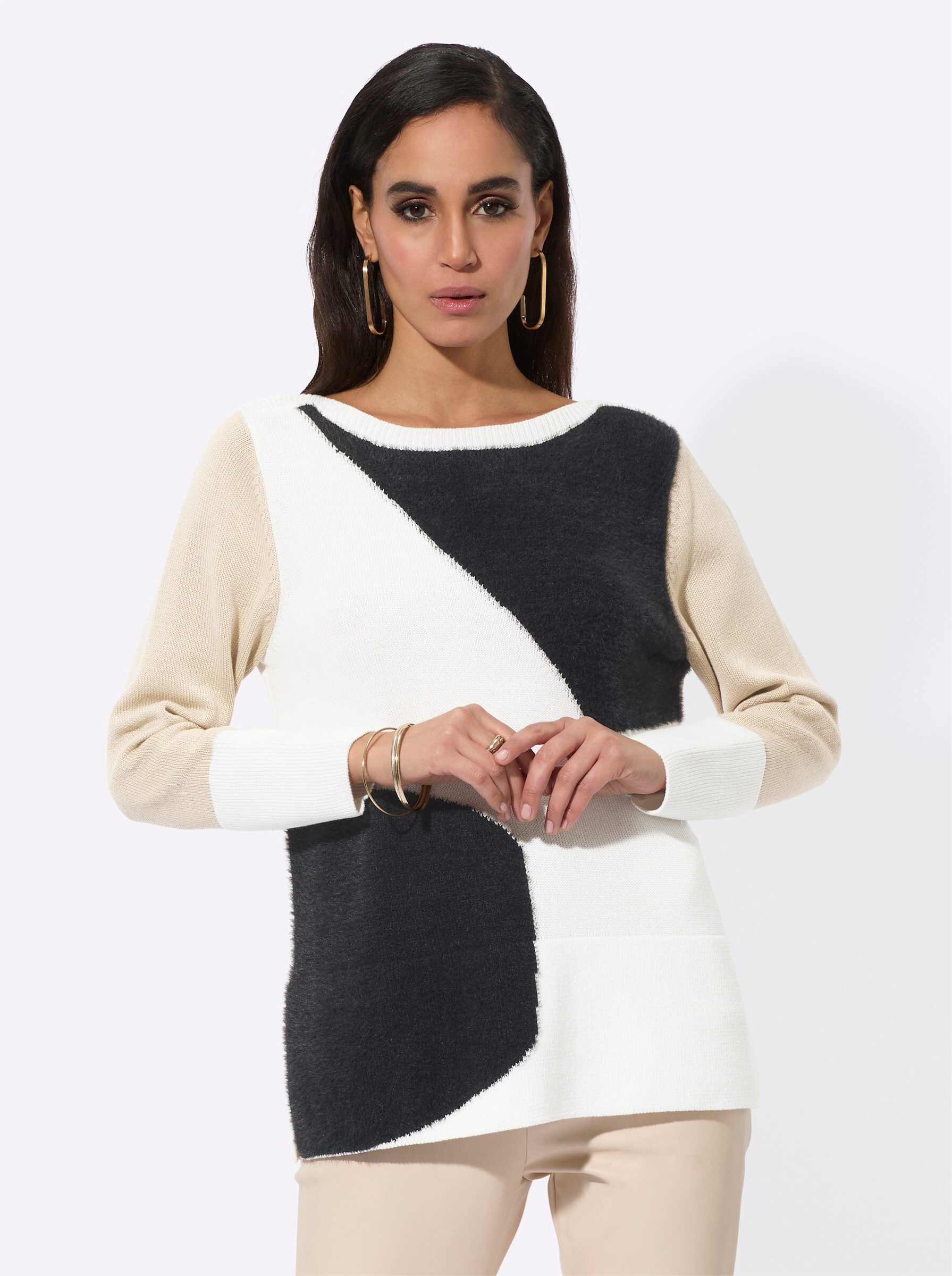 Strickpullover Langarm-Pullover