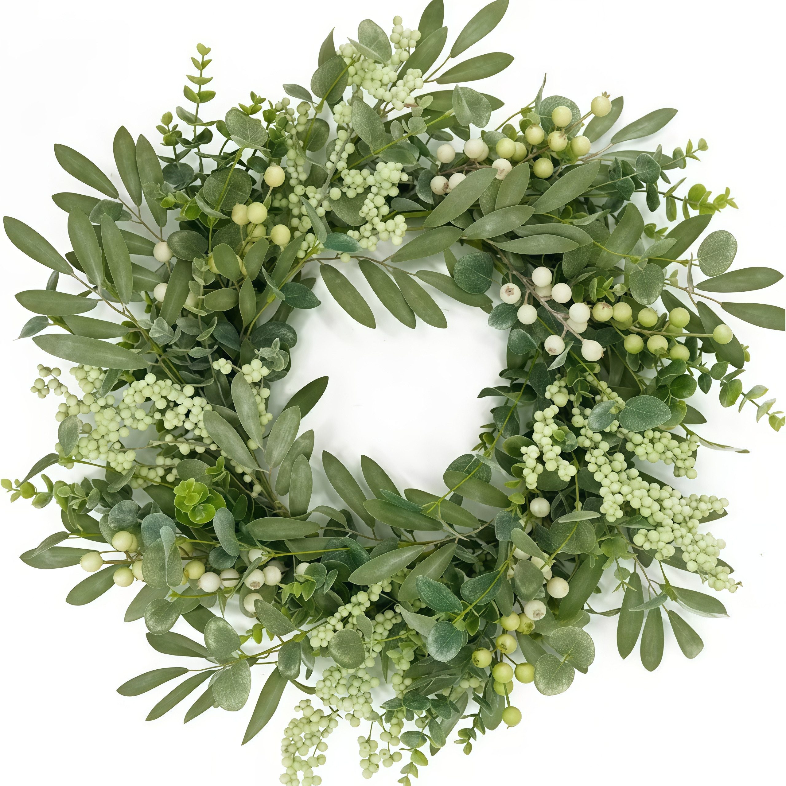 FOUORTUNATE-BEE Dekokranz Eukalyptus-Türkranz 45 cm – Grüner Frühlings- & S günstig online kaufen