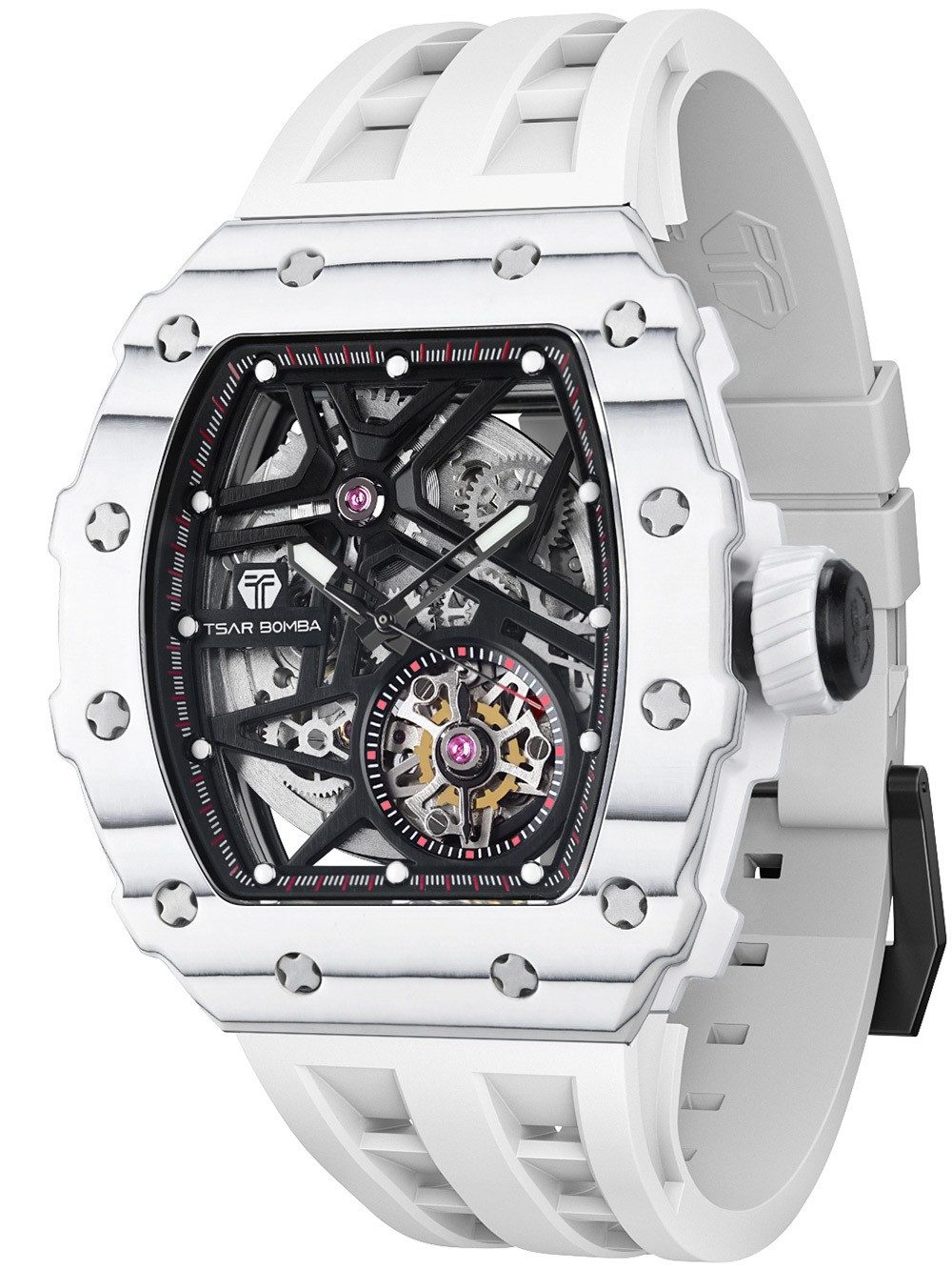Tsar Bomba Automatikuhr Tsar Bomba TB8209CF-05 Herrenuhr Elemental Karbonfaser Automatik 44mm Tsar Bomba TB8209CF-05 Herrenuhr Elemental Karbonfaser Automatik 44mm 5ATM
