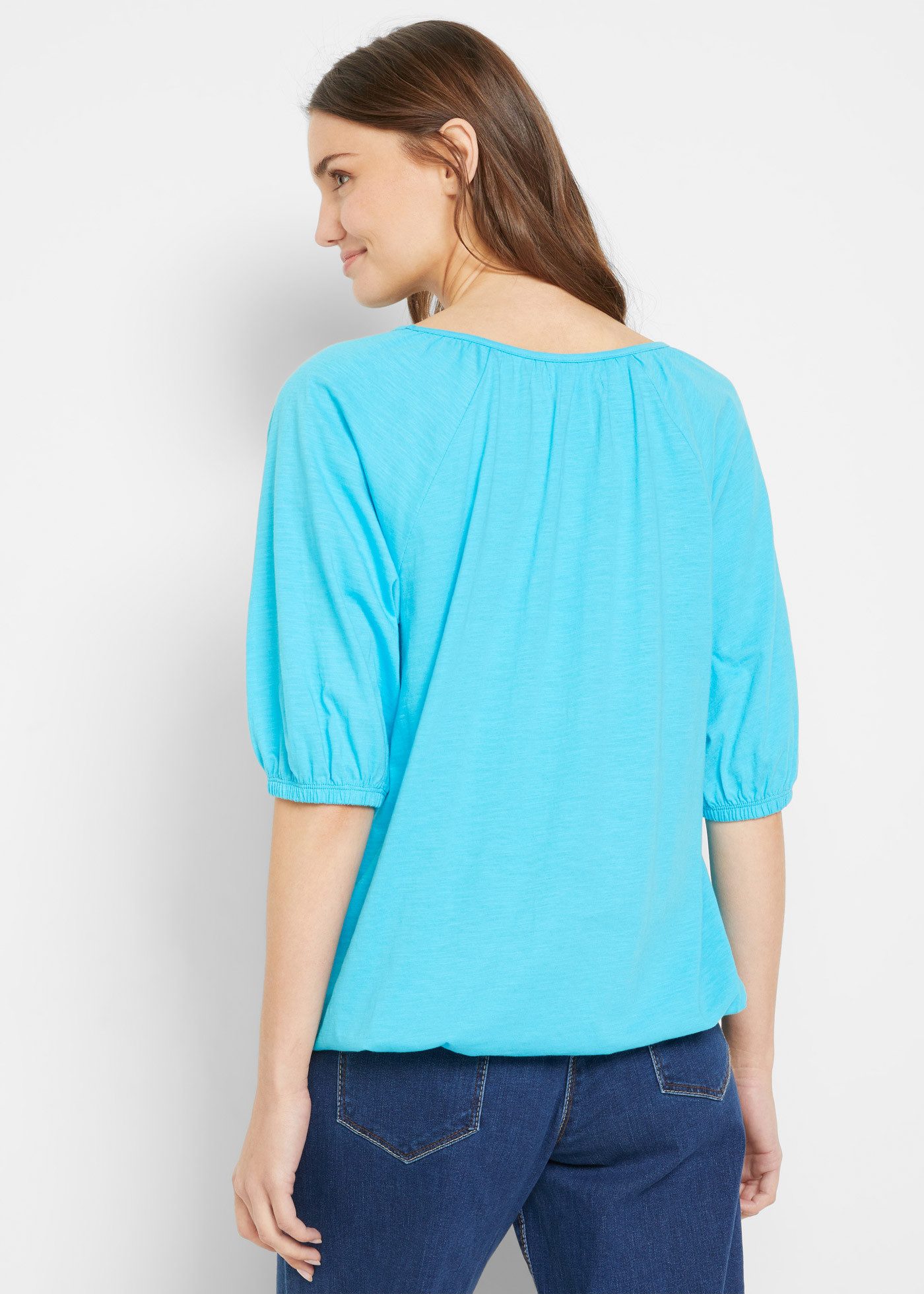 bonprix T-Shirt Shirt aus reiner Baumwolle günstig online kaufen